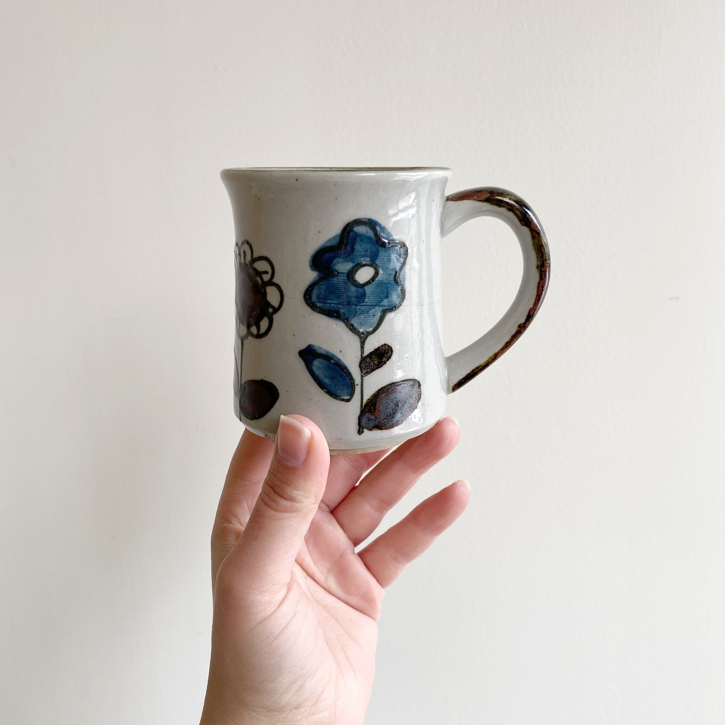 Vintage 70's Scandi Flower Coffee Mug