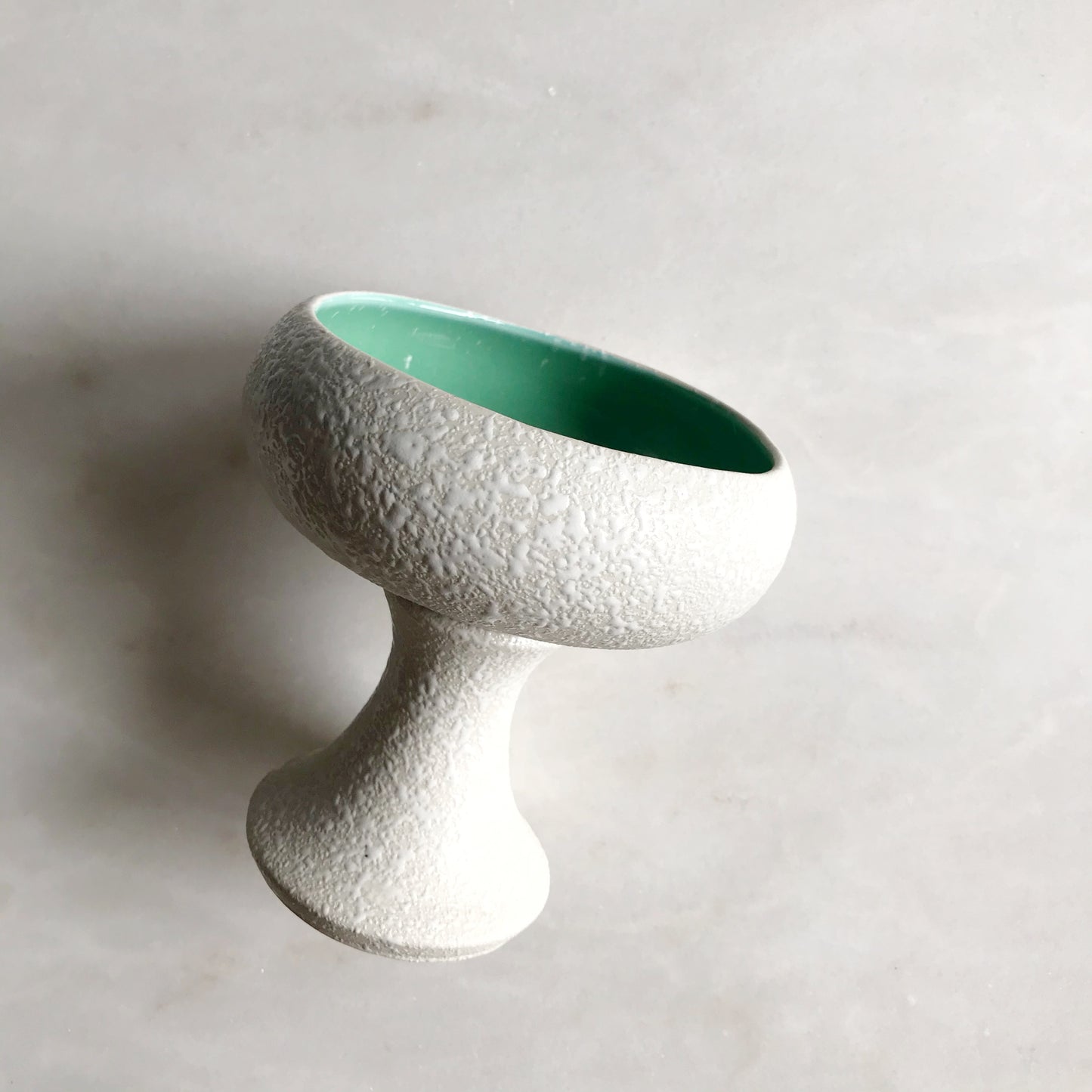 Vintage Ceramic Pedestal Vase, Mint