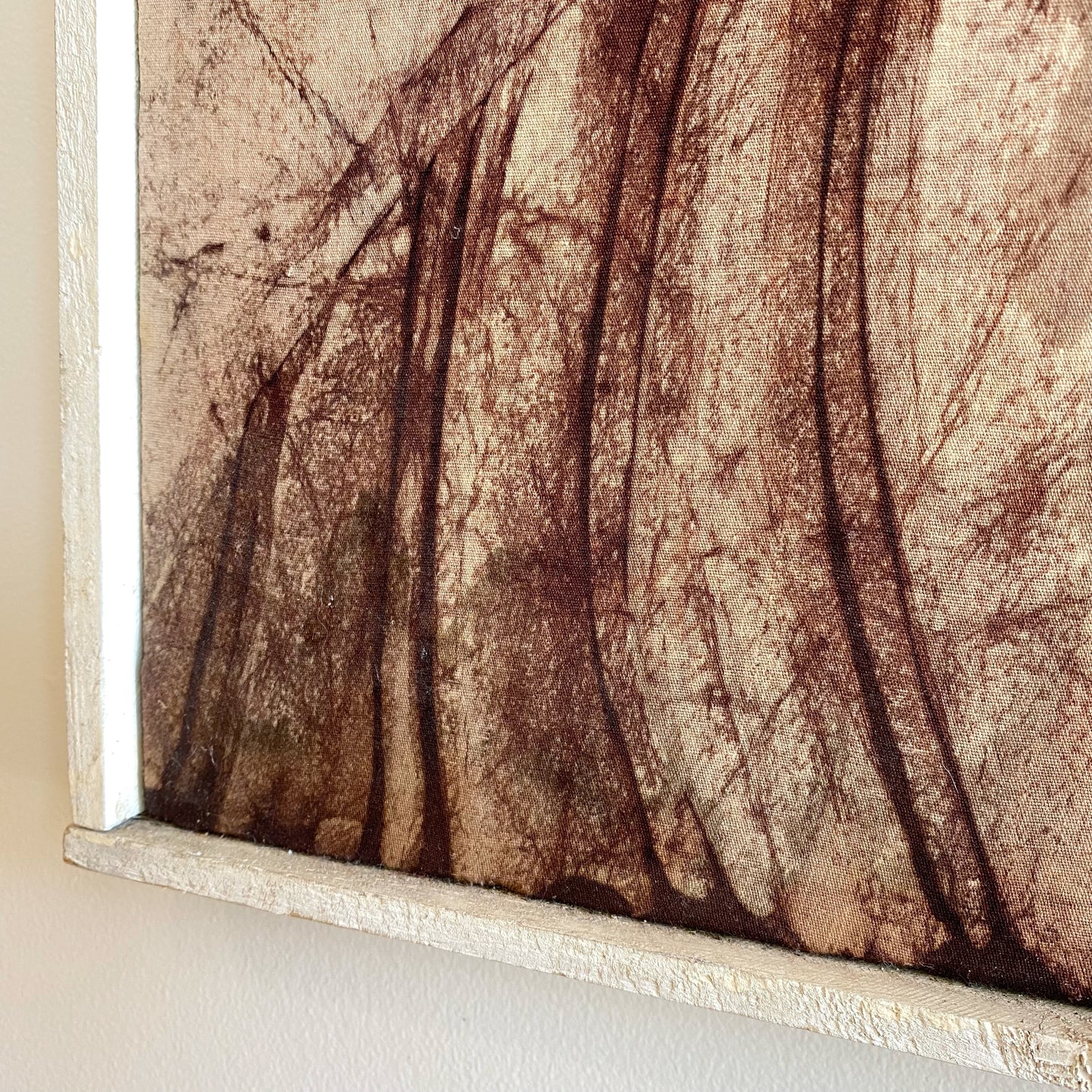 Vintage Framed Textile Art (38” x 26”)