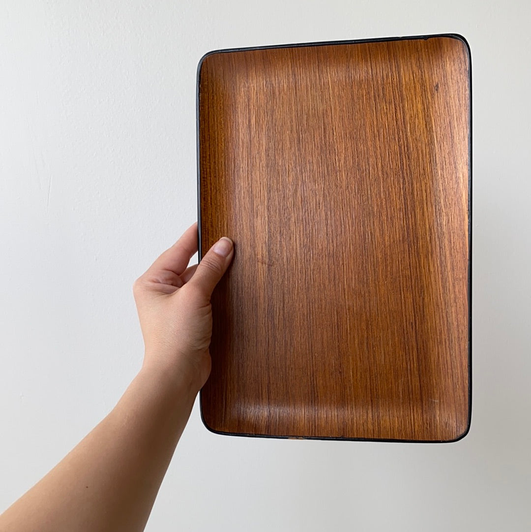 Small Vintage Teak Tray