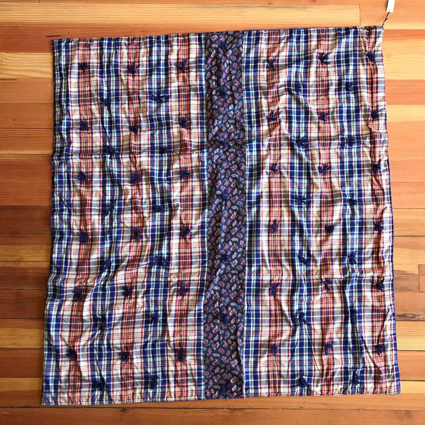 Blue Plaid Quilt