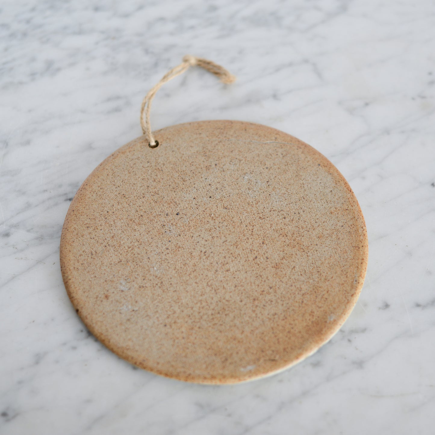 Handcrafted Stoneware Trivet, 7”
