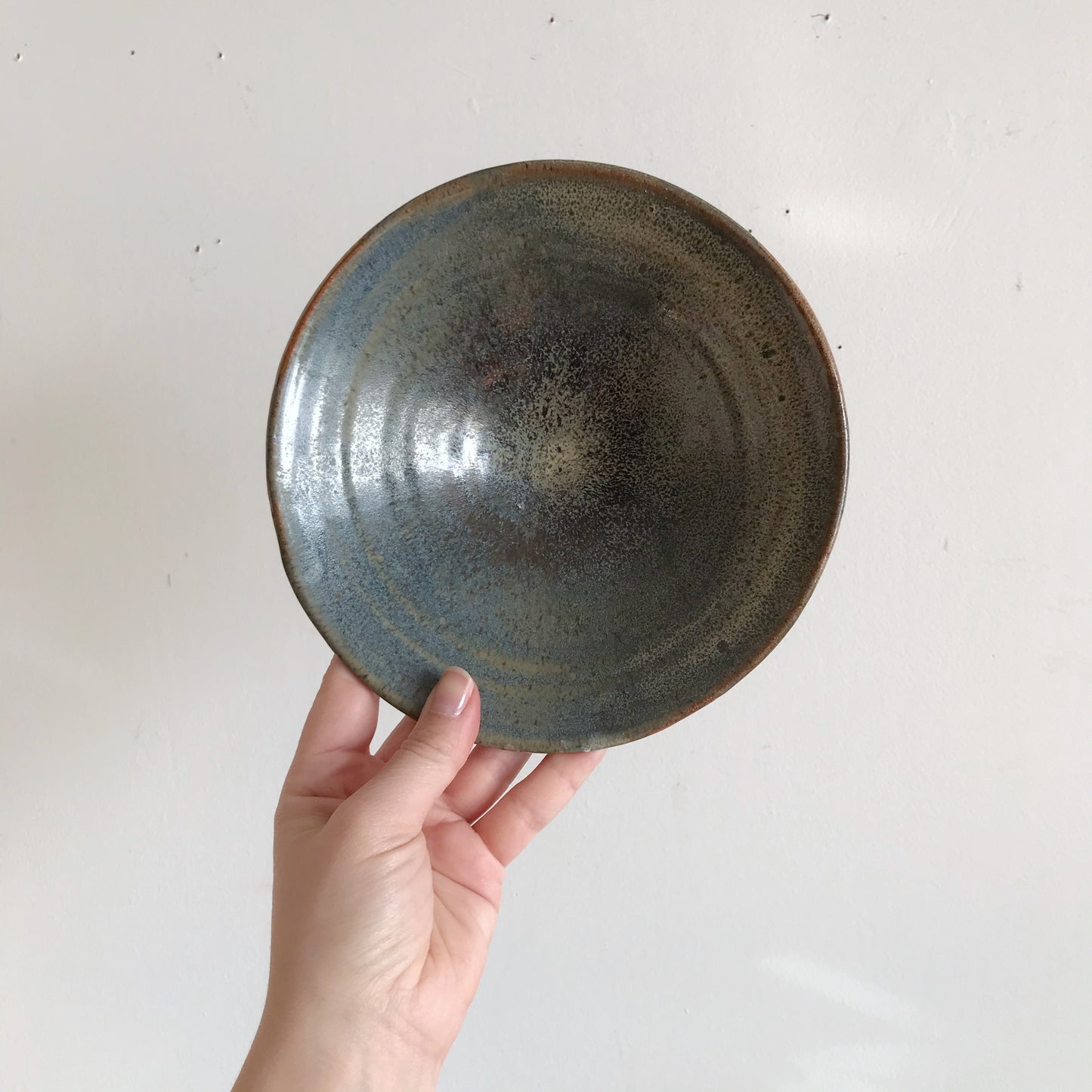 Hand-thrown Pottery Bowl, 7.5”