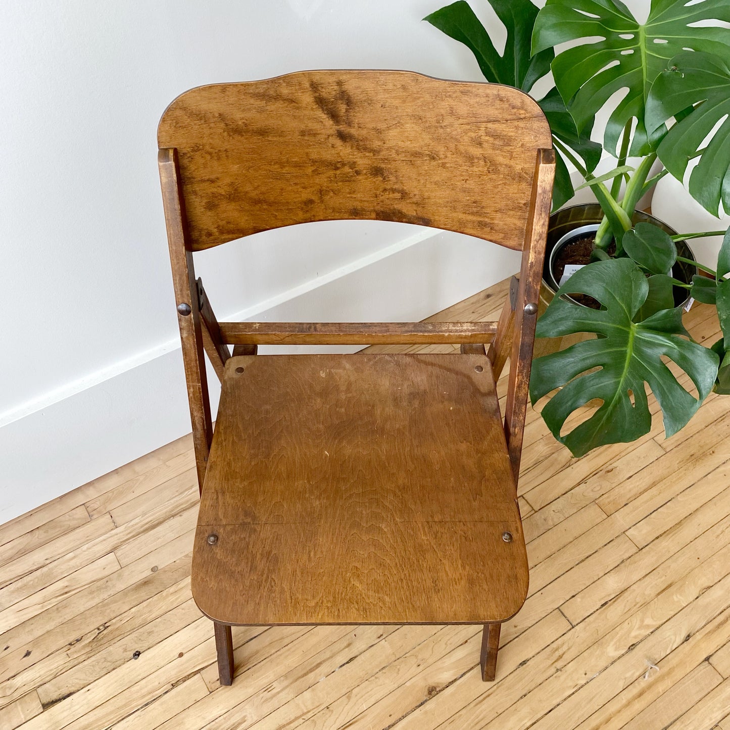 Vintage Wooden Folding Chair