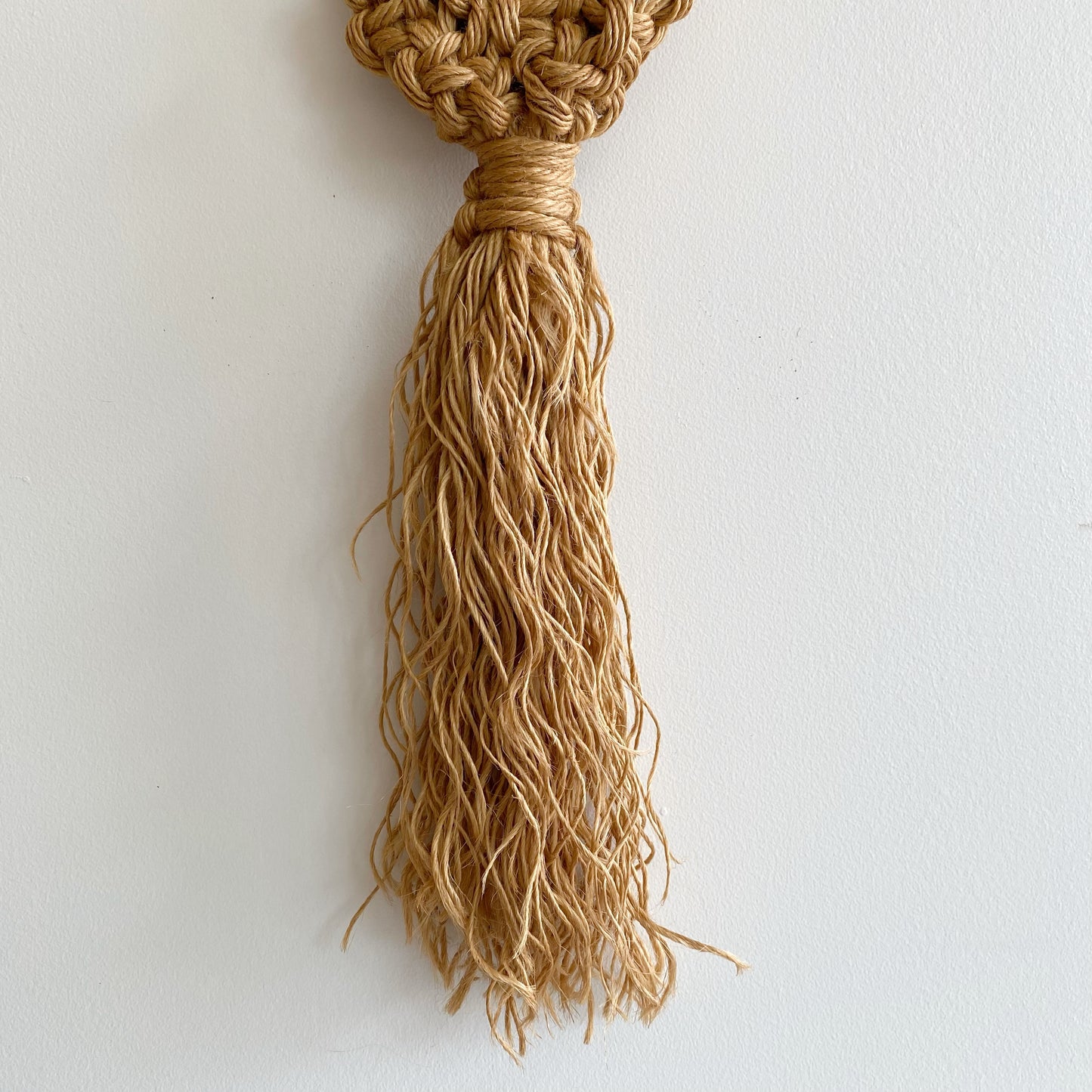 Vintage Brown Macrame Owl