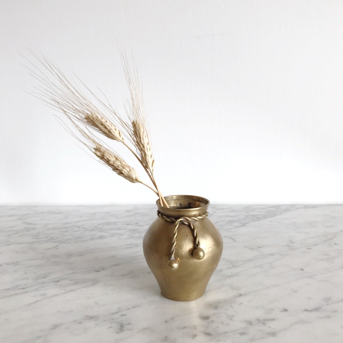 Small Vintage Brass Vase
