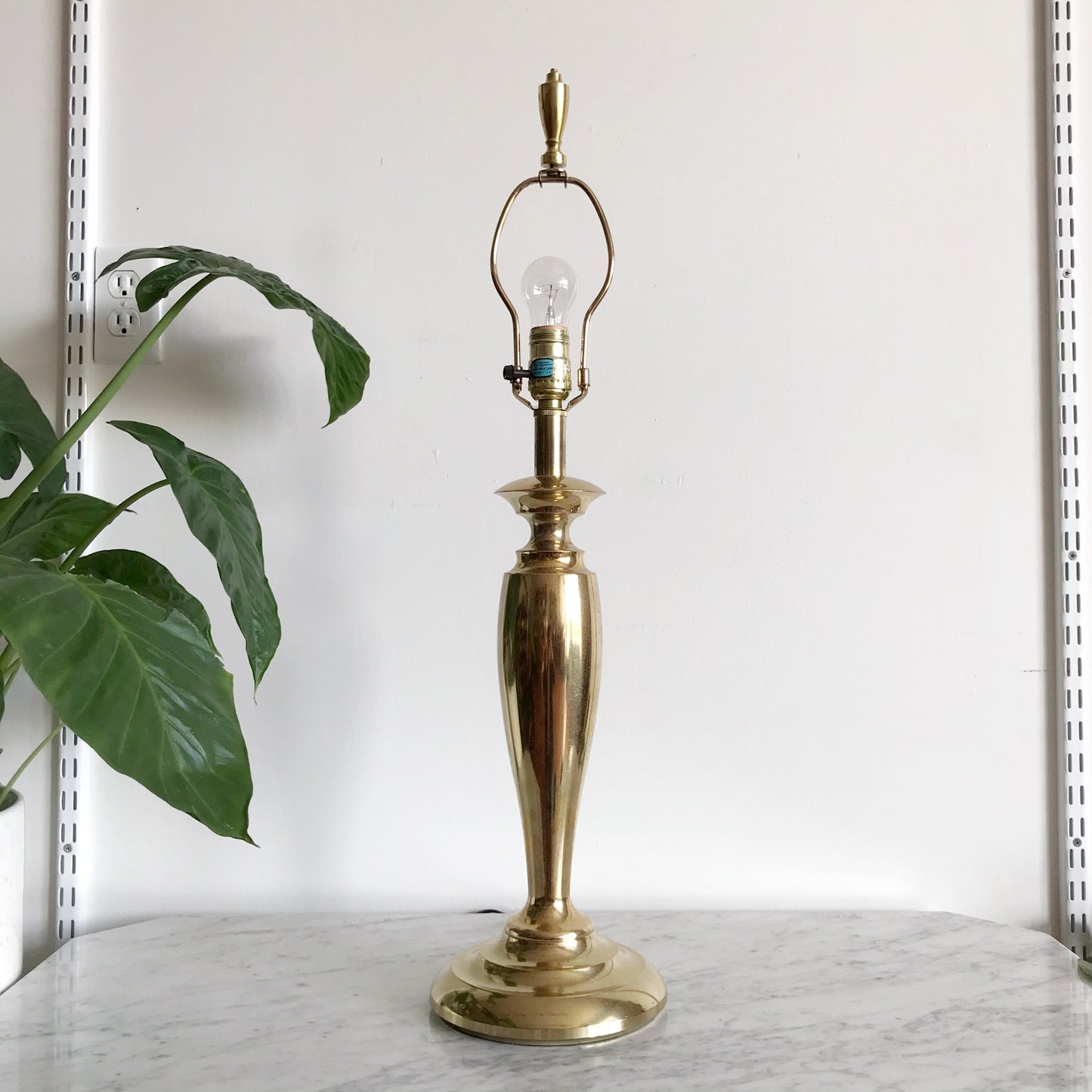 Vintage Stiffel Table Lamp with Shade