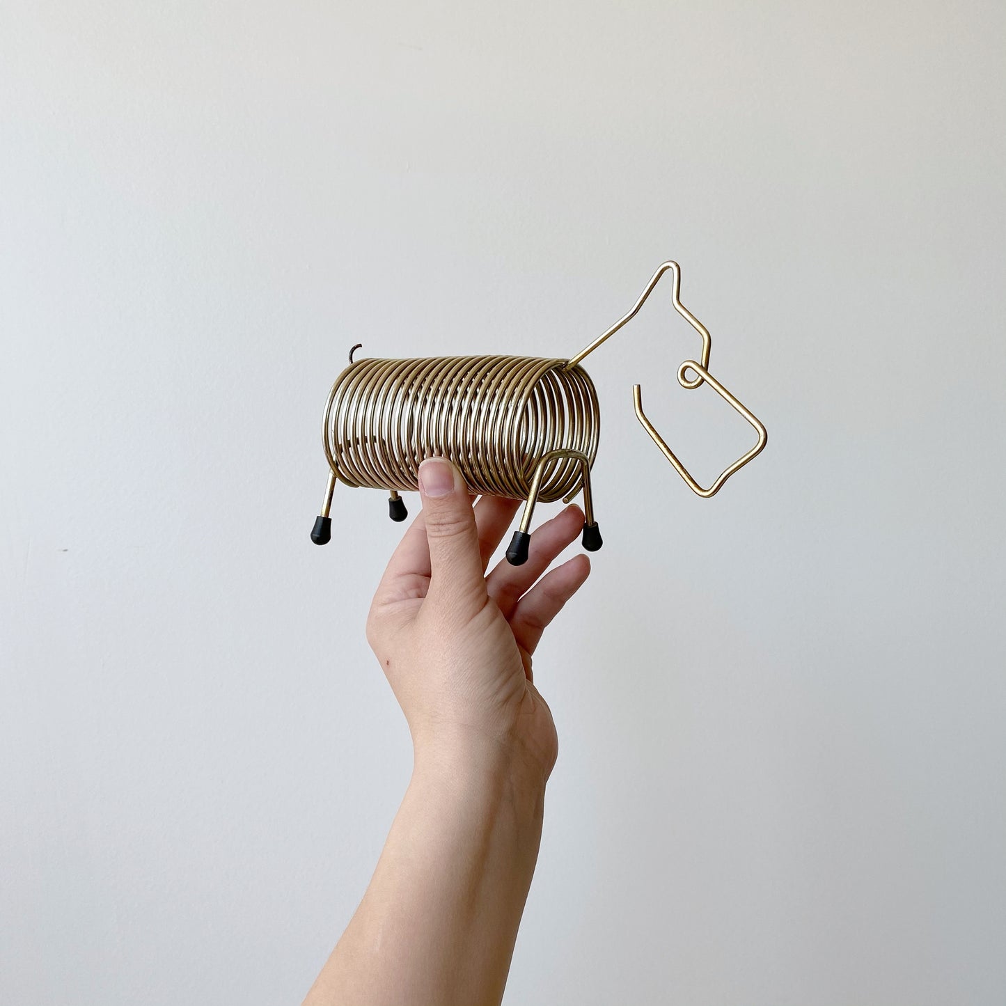 Vintage Mid-Century Spiral Dog Letter Sorter