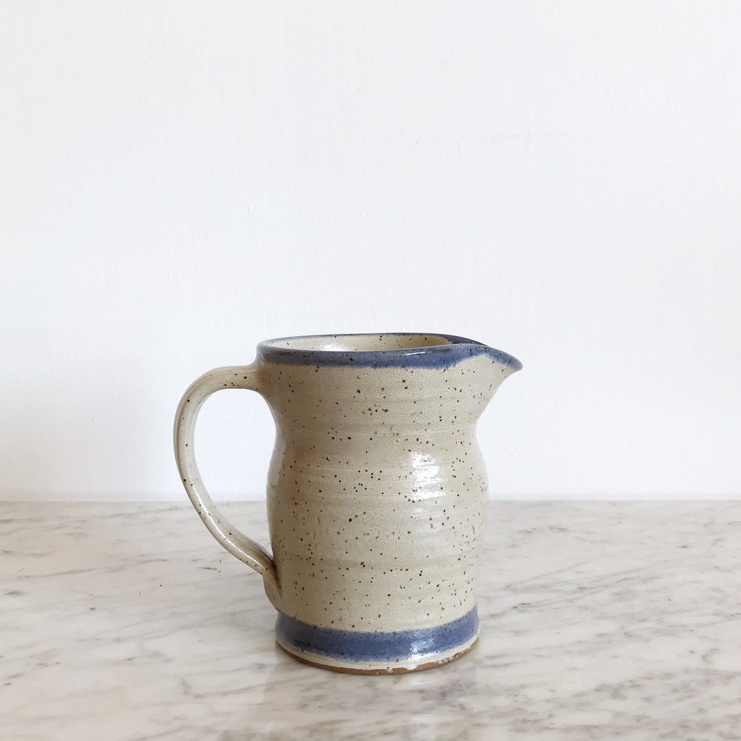 Petite Stoneware Pottery Pitcher