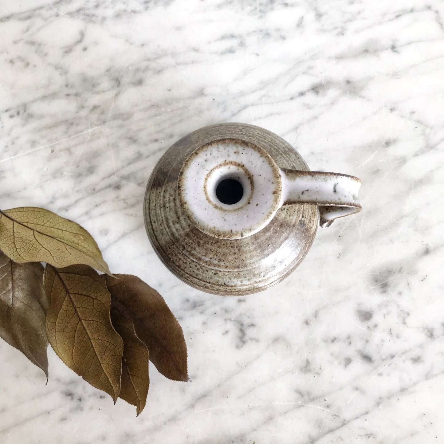 Vintage Handcrafted Pottery Vase, 3”