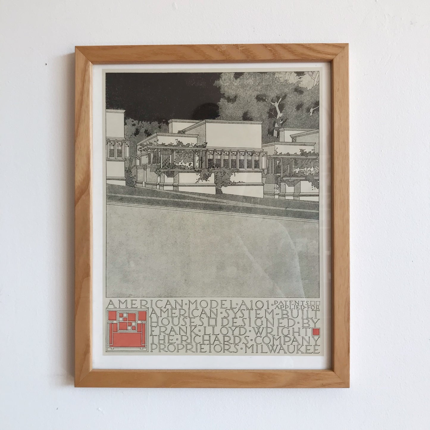 Pair of Frank Lloyd Wright Architectural Pictures