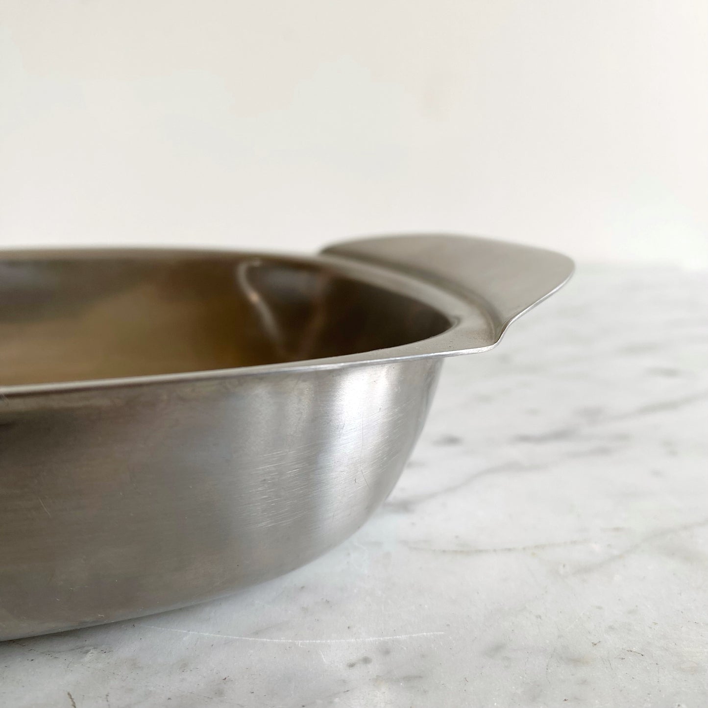 Vintage Stainless Steel Serving Dish, Sweden