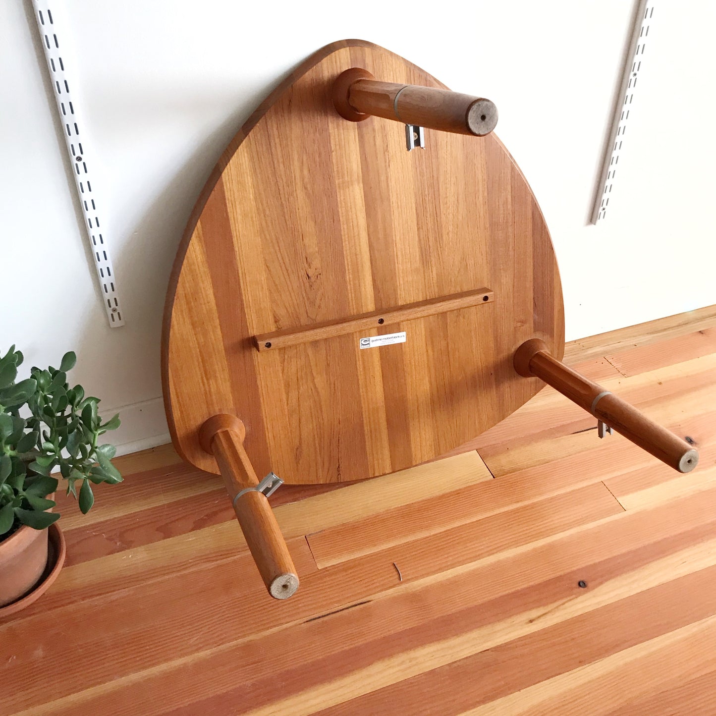 Triangular Teak Side Table, Denmark