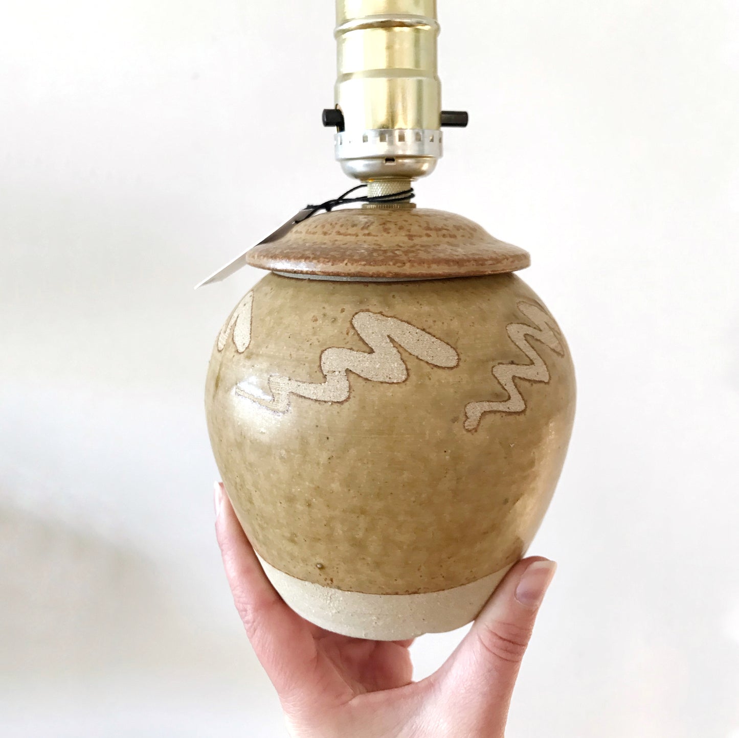 Small Handcrafted Pottery Lamp