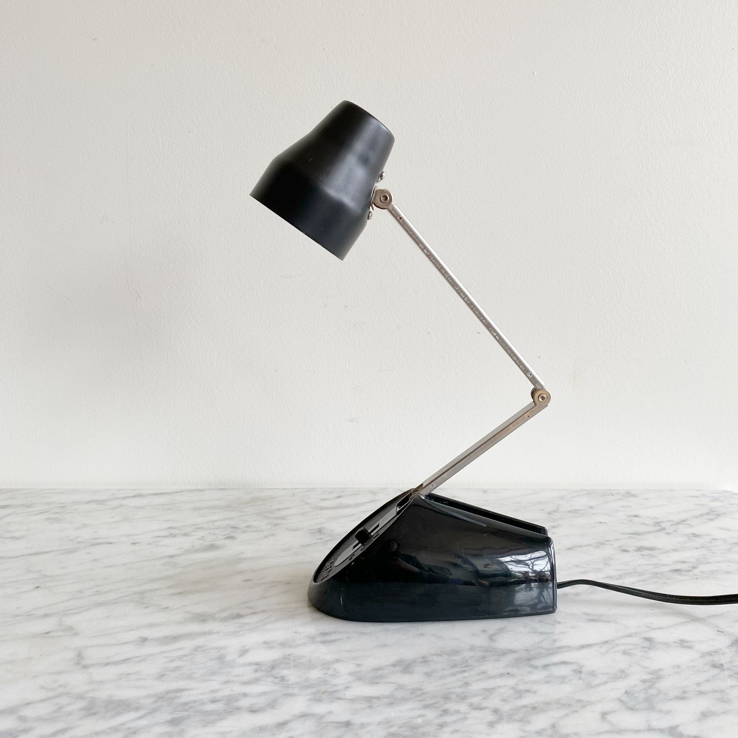 Vintage Petite Black Desk Lamp