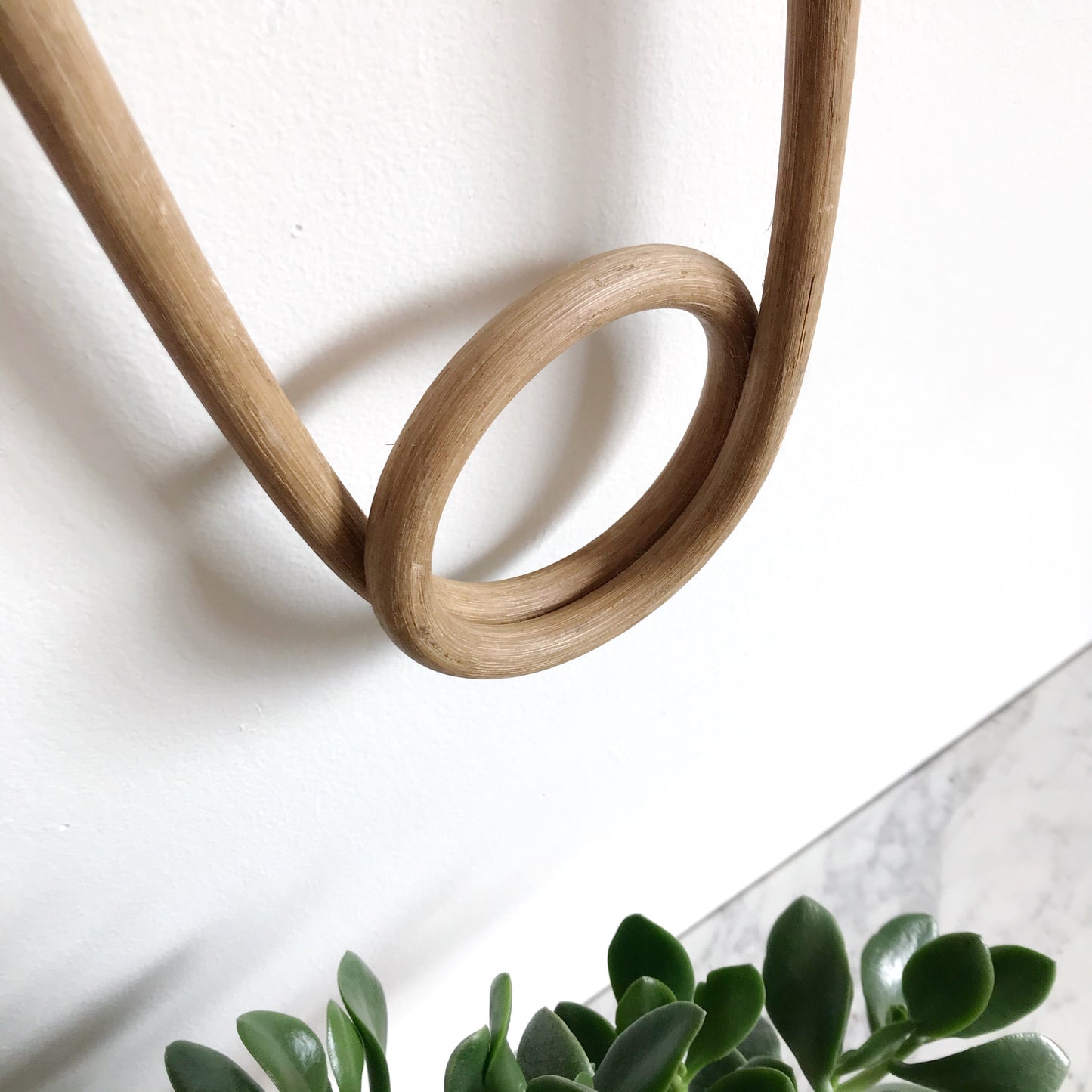 Oversized Vintage Wood Safety Pin