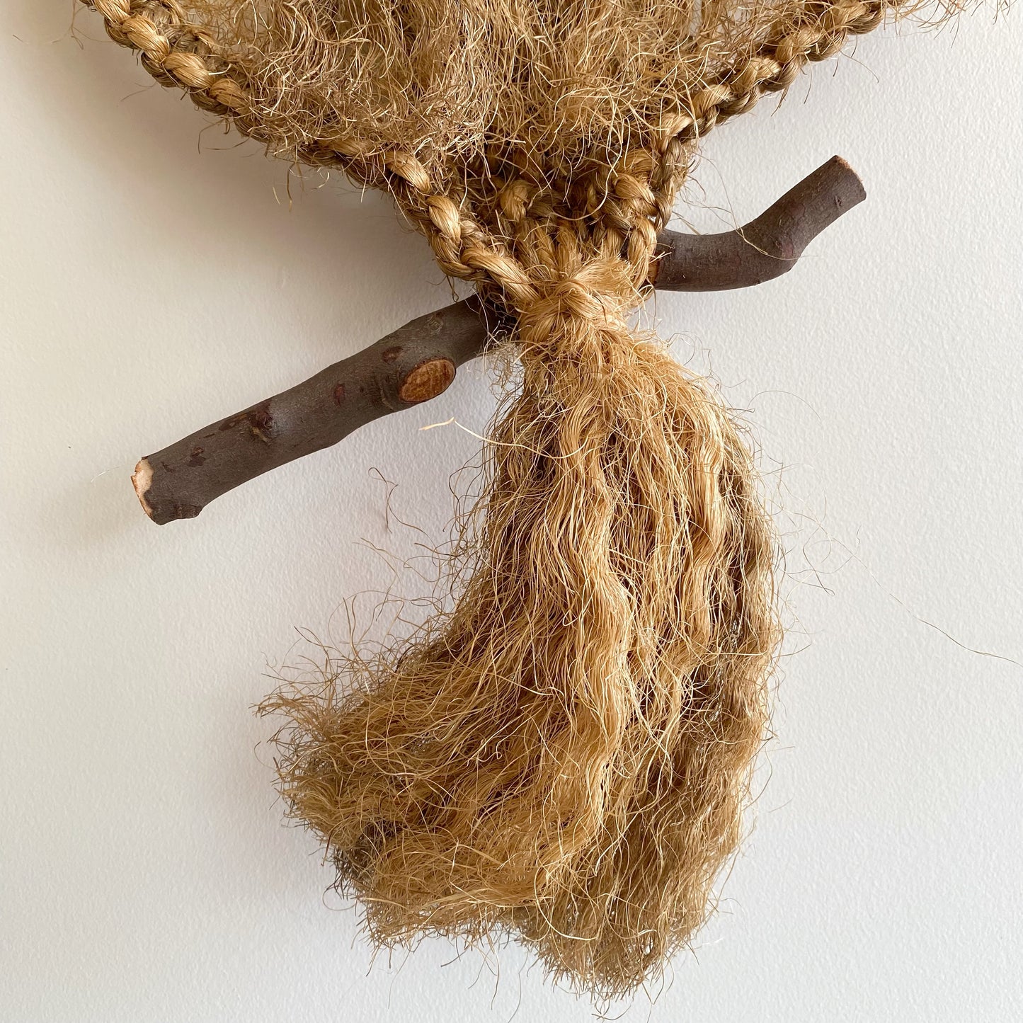 Vintage Brown Macrame Owl