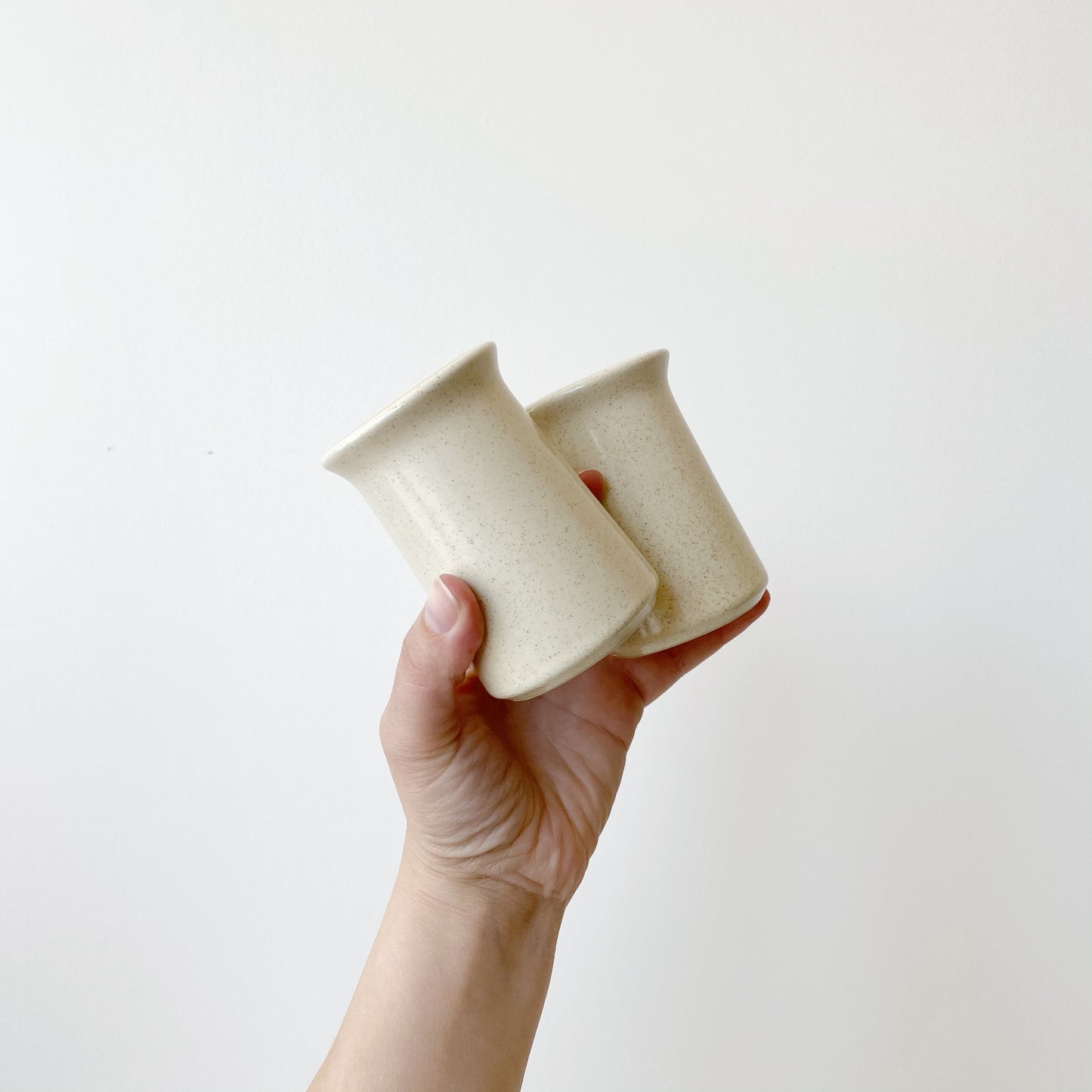Vintage Ceramic Salt + Pepper Shaker Set