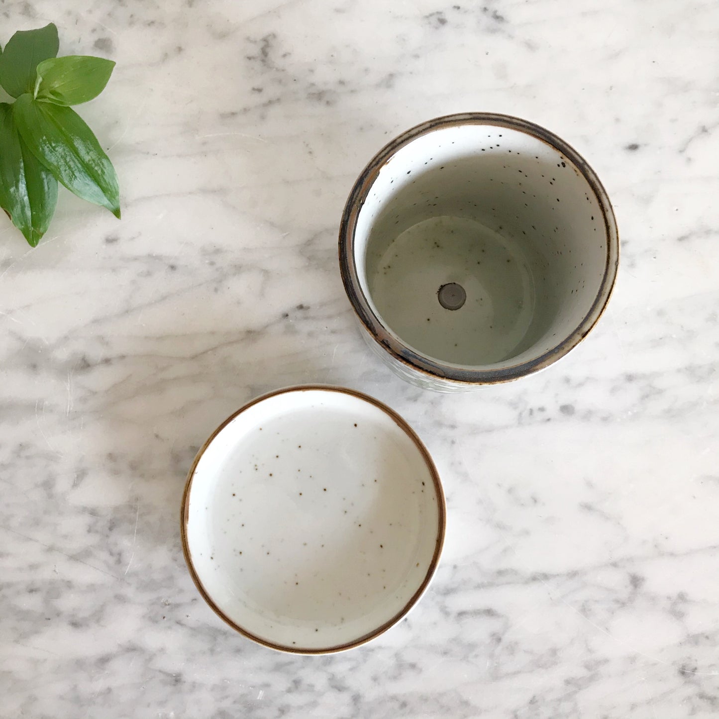 Vintage Ceramic  “Basil” Planter, Japan