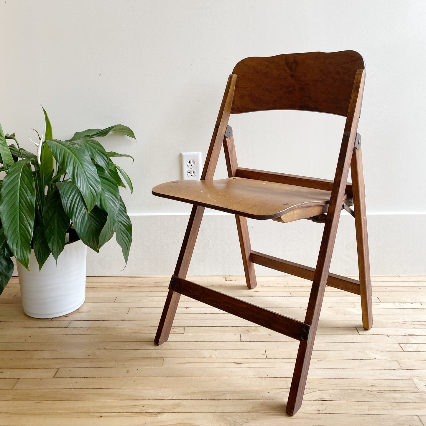 Vintage Wooden Folding Chair
