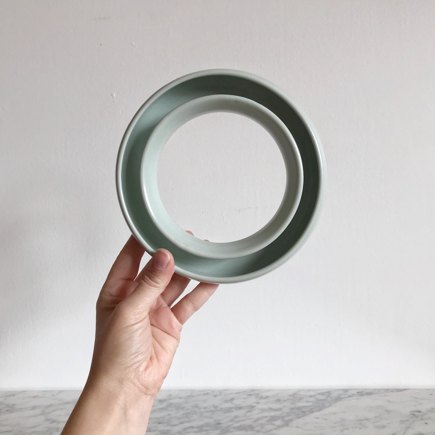 Vintage Ceramic Floral Ring, Ikebana Vase