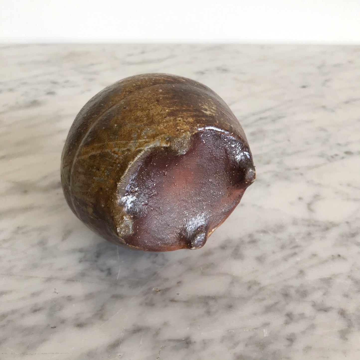 Vintage Studio Pottery Vase, 4.25”