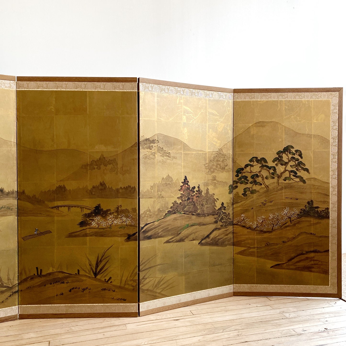 Vintage Japanese Folding Screen/Room Divider
