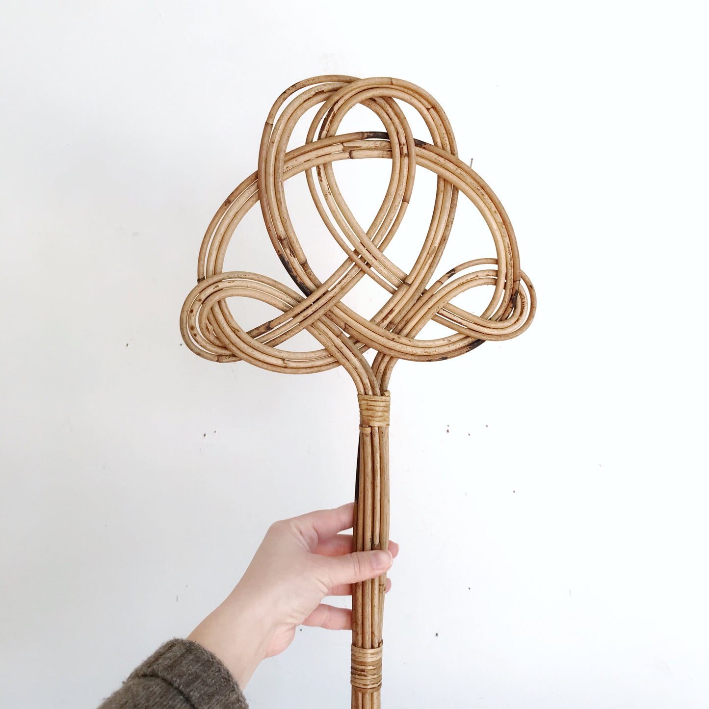 Vintage Rattan Rug Beater