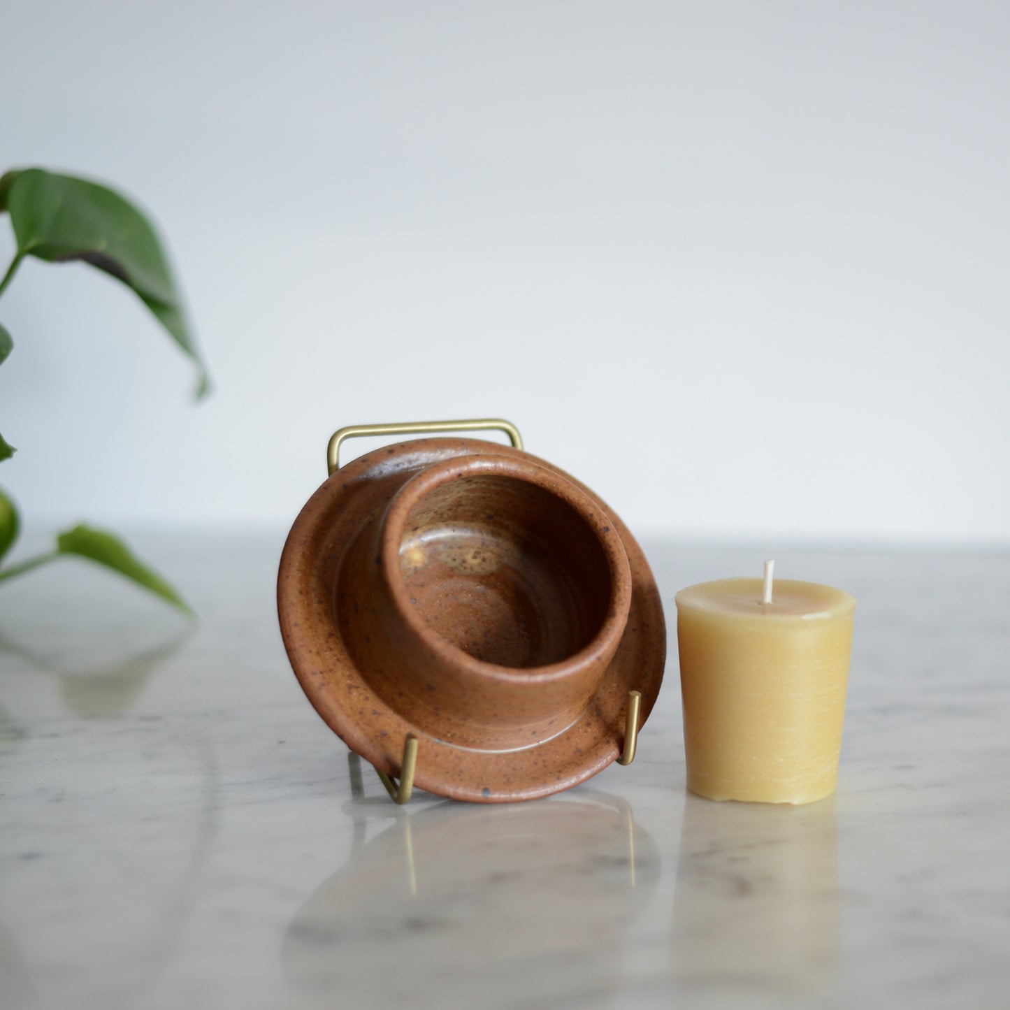 Pottery Candle/Object Holder