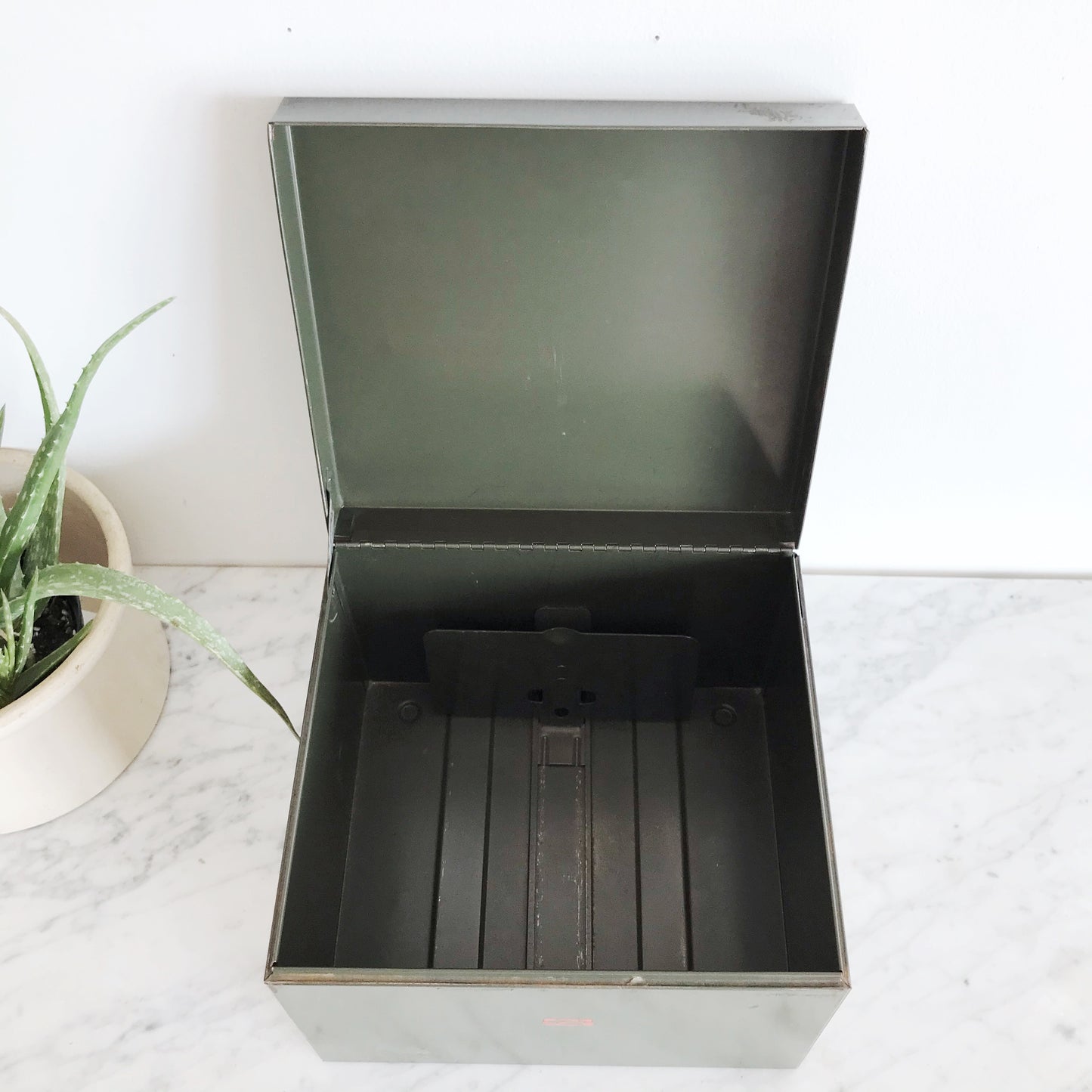 Large Vintage Metal Storage Box