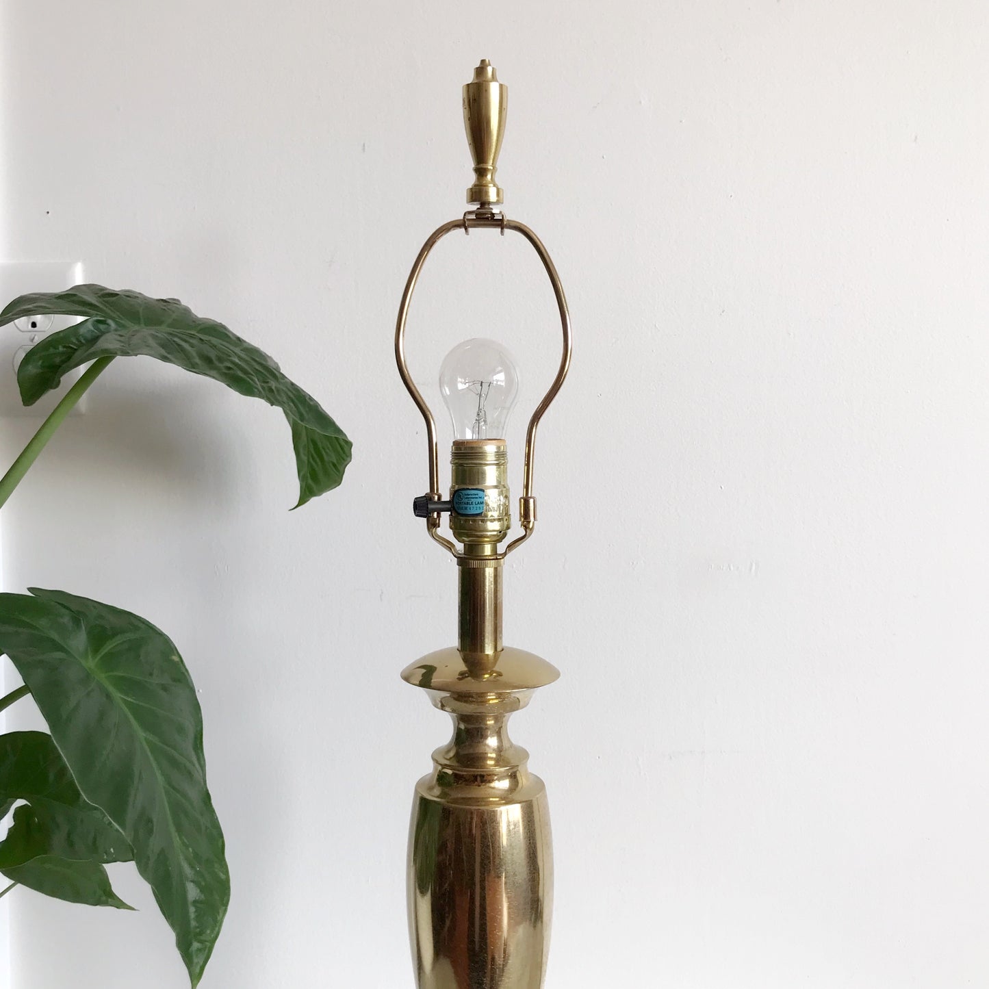 Vintage Stiffel Table Lamp with Shade