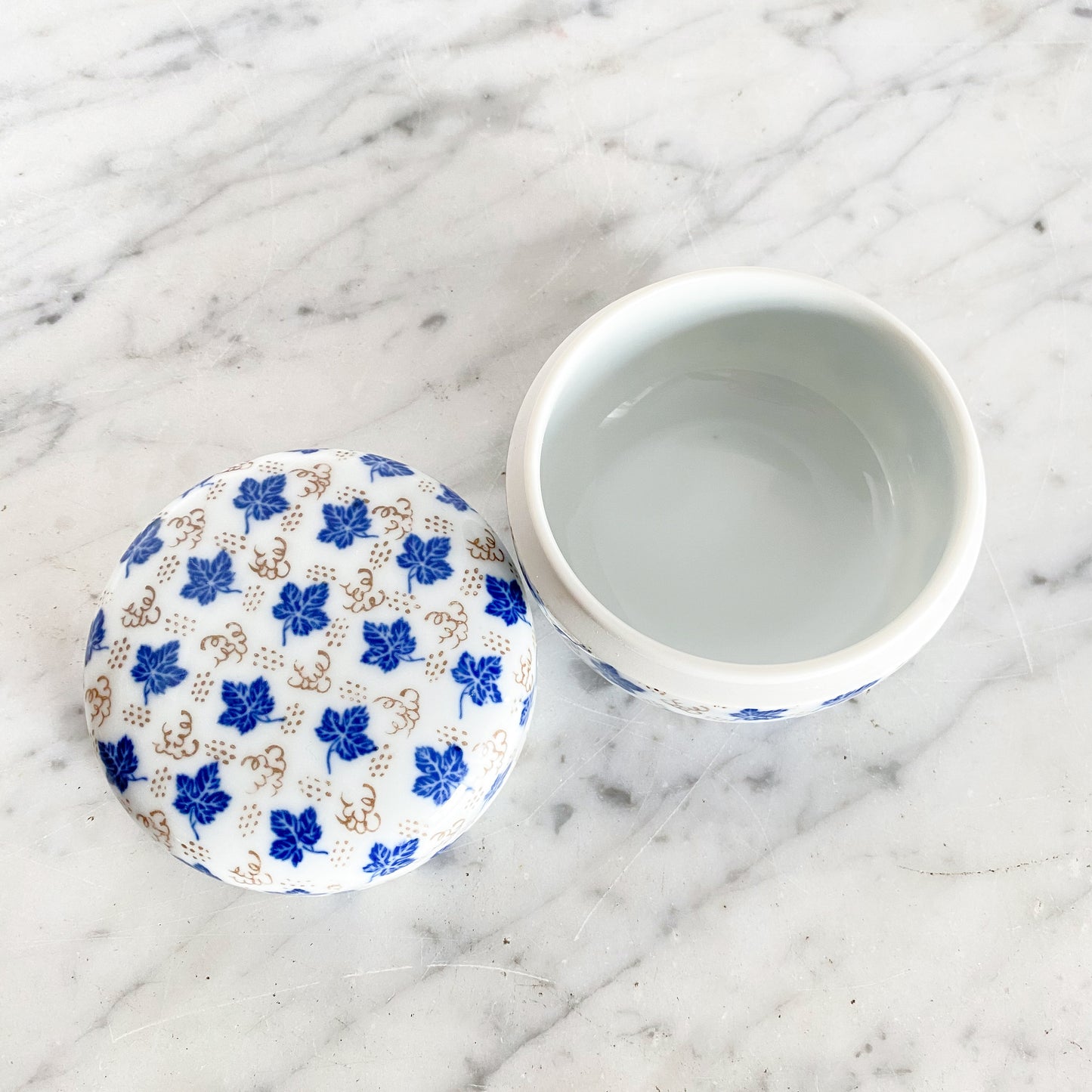 Vintage Porcelain Container, Japan