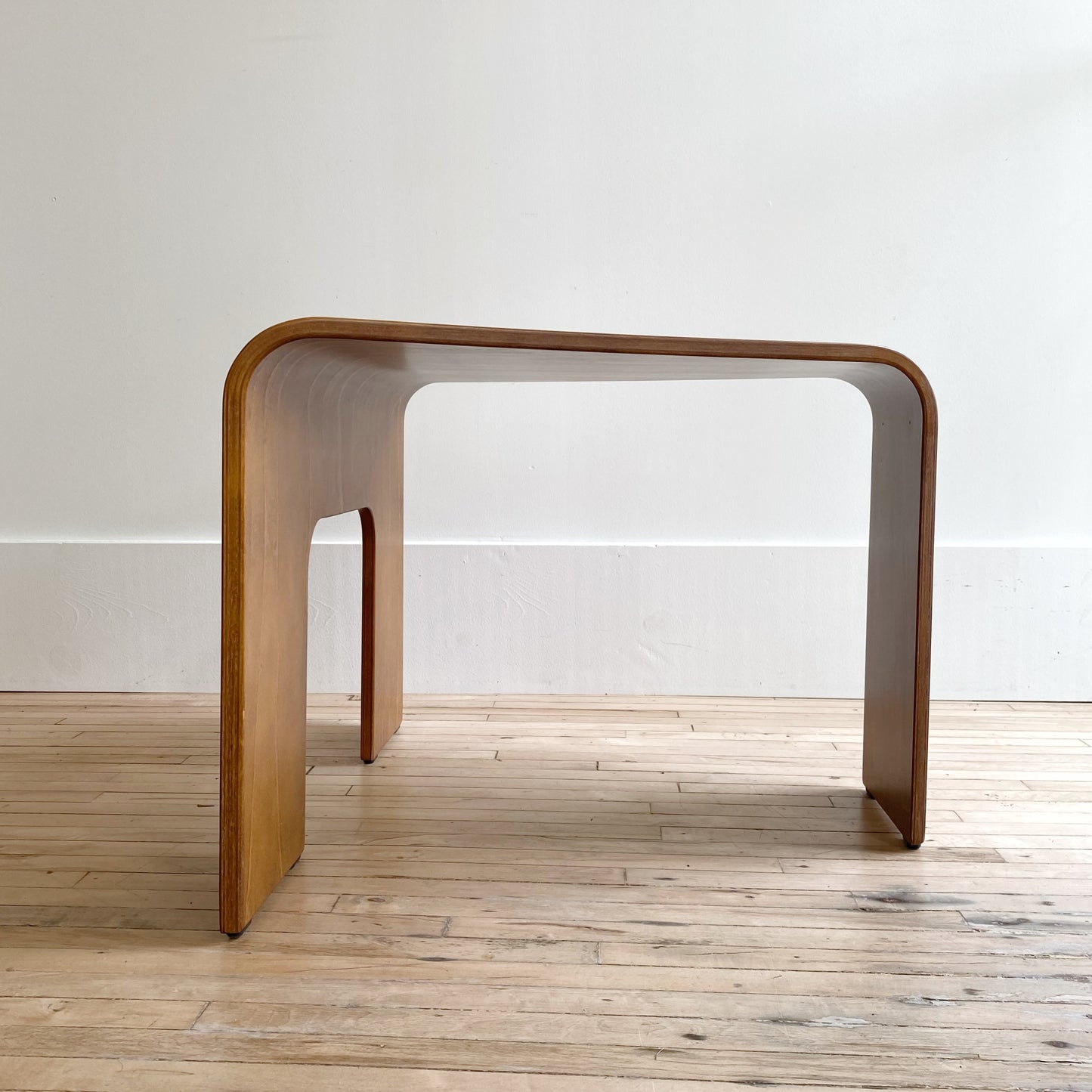 Ekornes Postmodern Triangular Bentwood Table