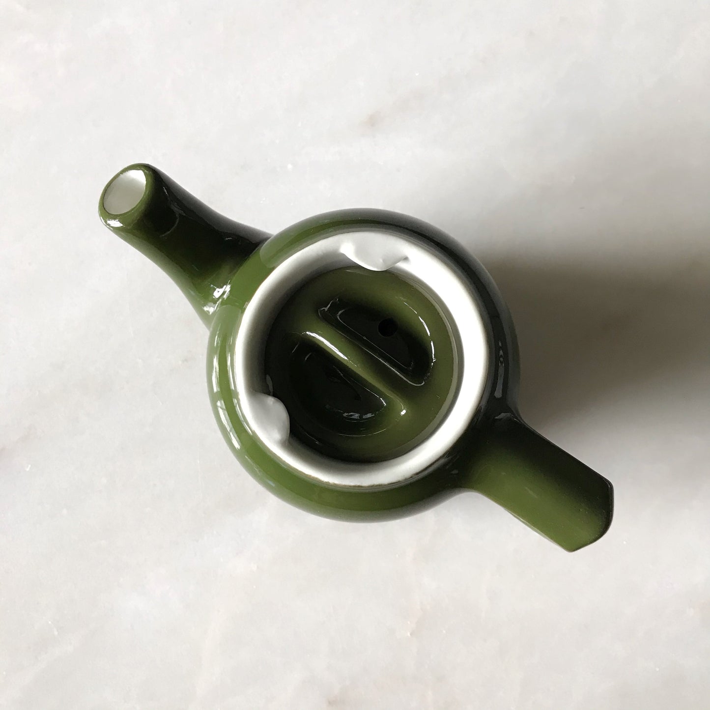 Small Vintage Stoneware Pitcher by Hall