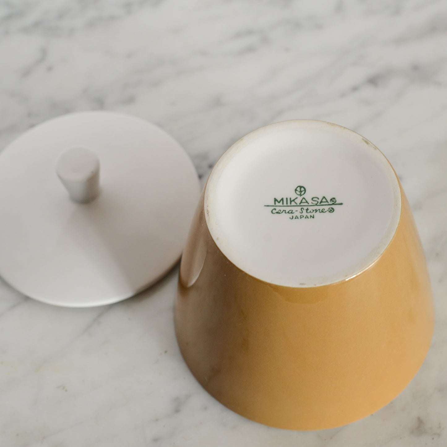 Vintage Ceramic Sugar Bowl by Mikasa