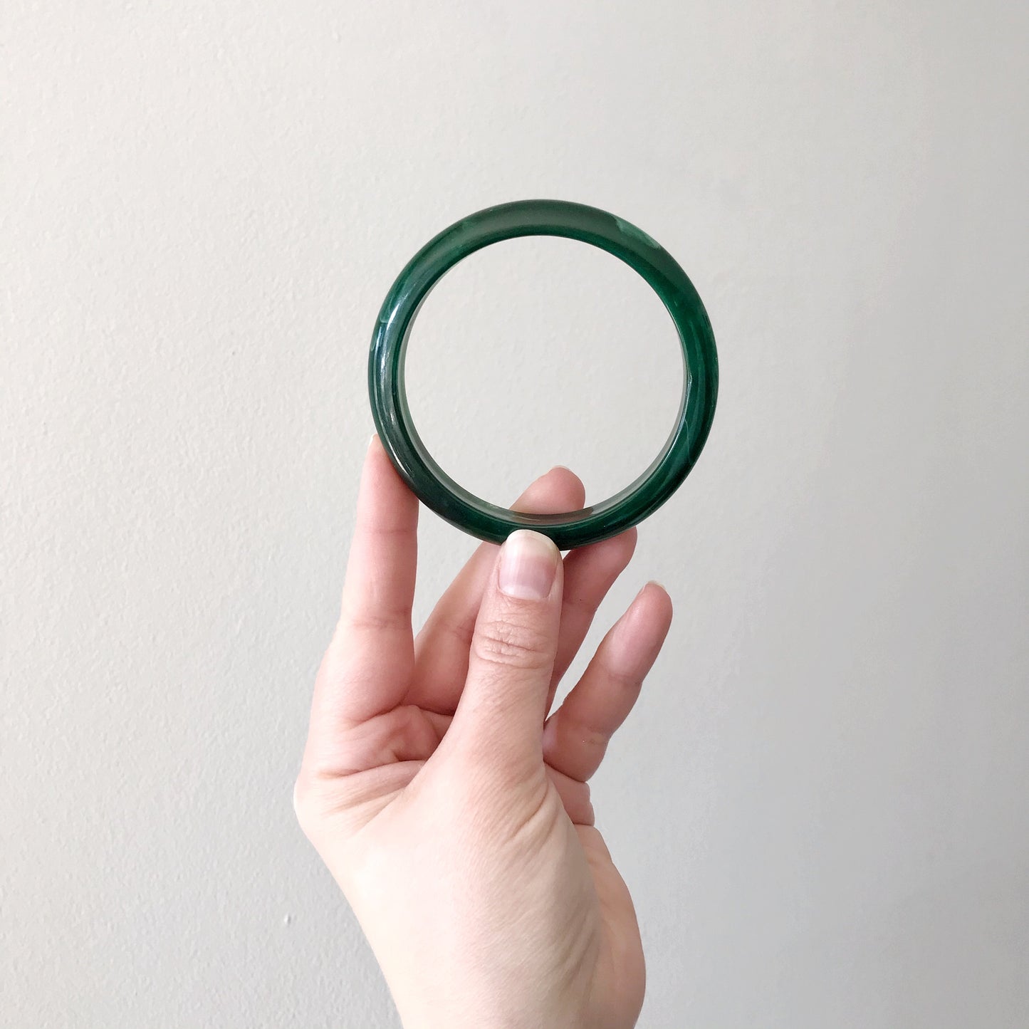 Vintage Green Acrylic Bangle