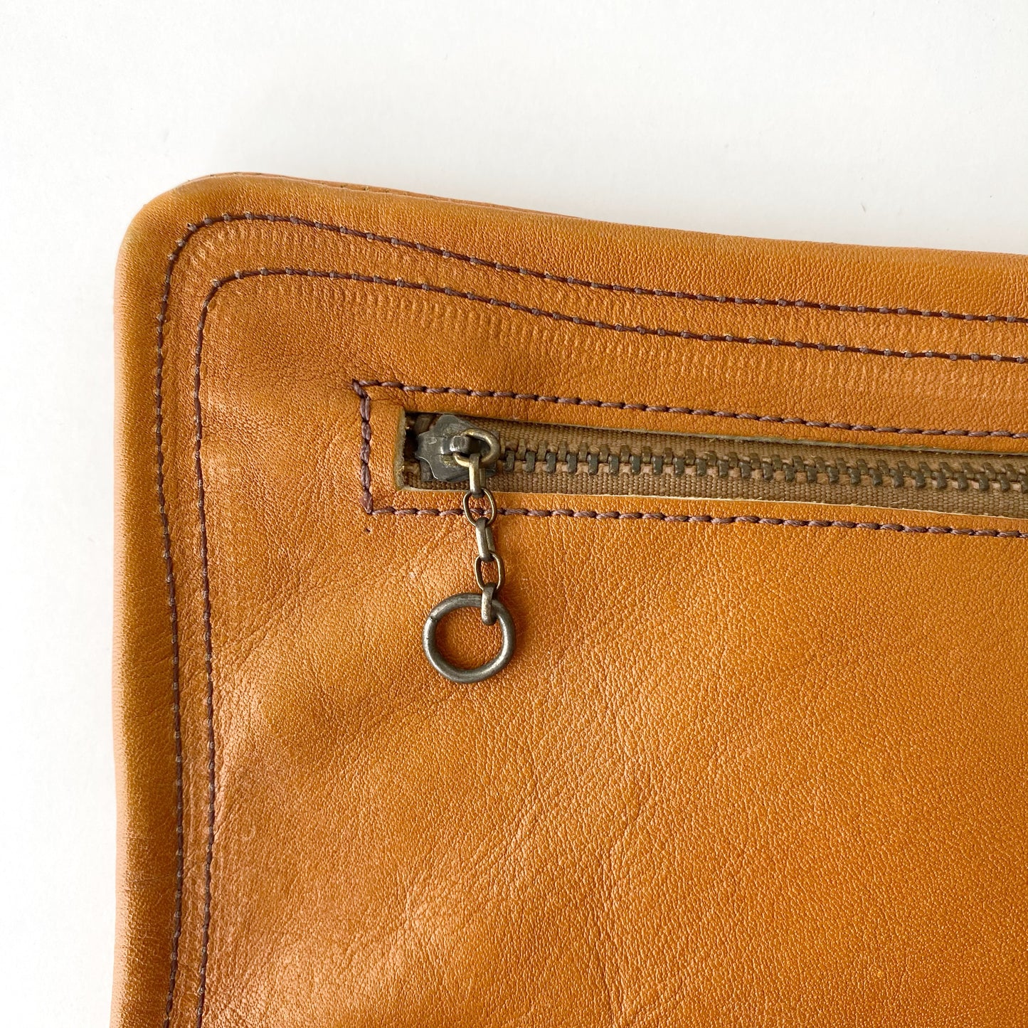 Vintage 1970’s Leather Folding Clutch Purse