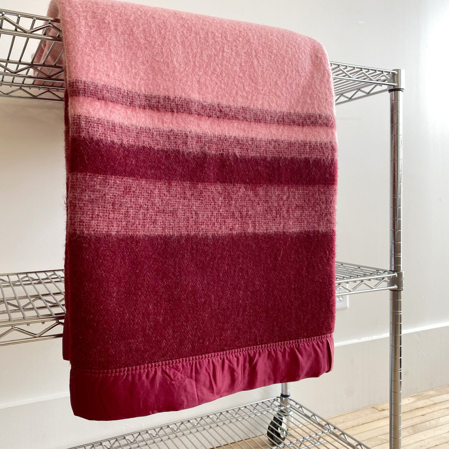 Vintage Wool Blanket by Faribo- 70x84