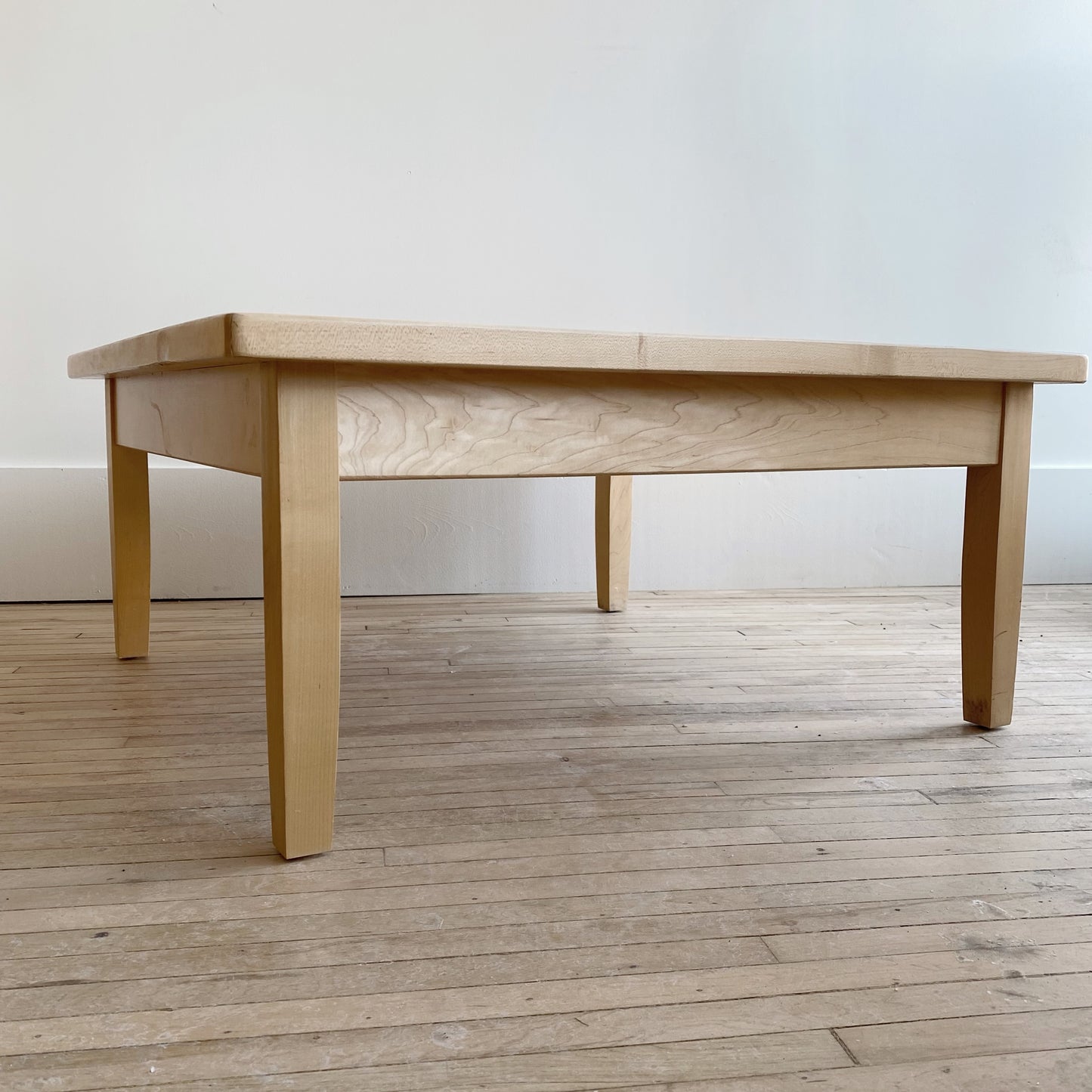 Vintage 90's Maple + White Tile Tables, Choose