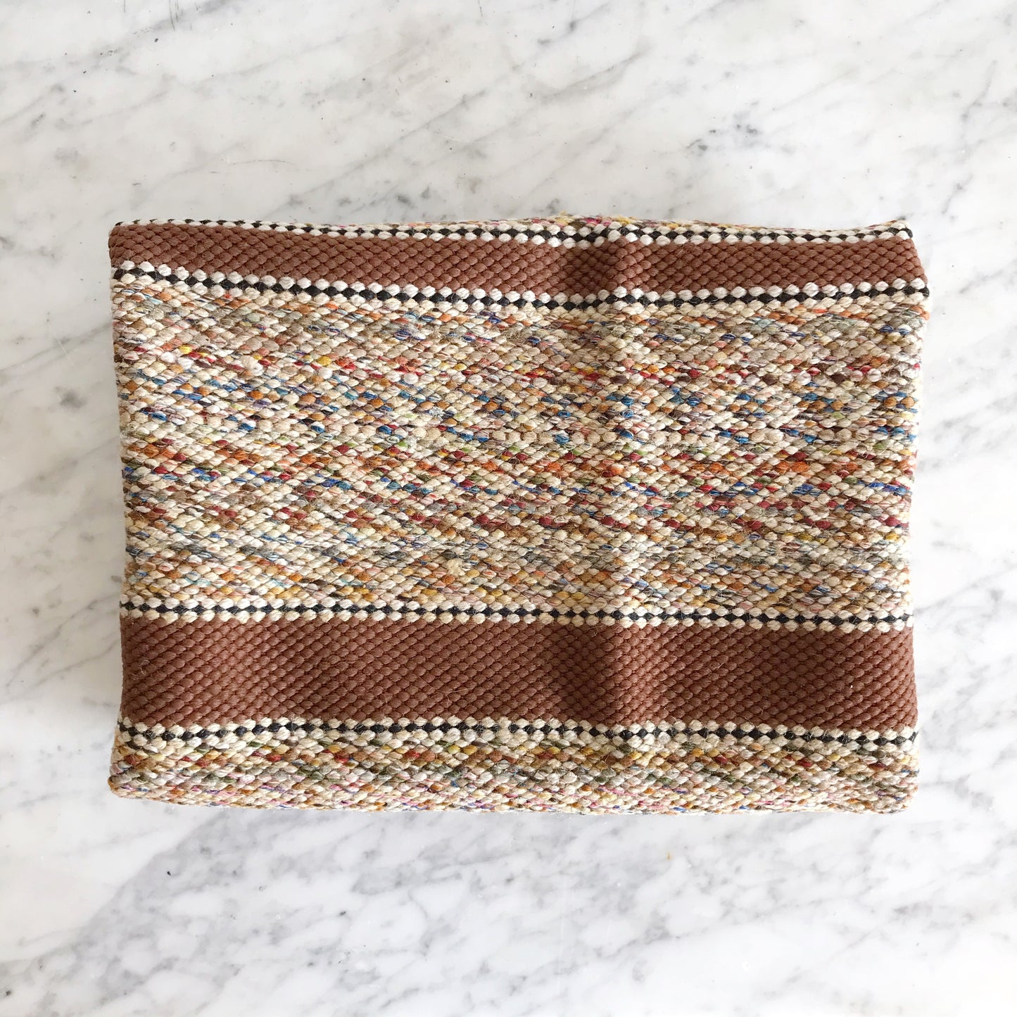 Vintage Woven Rag Rug (2x3)