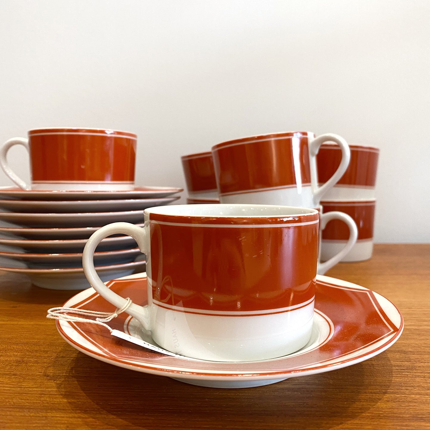 16-piece Set, Japanese Coffee Cups + Saucers