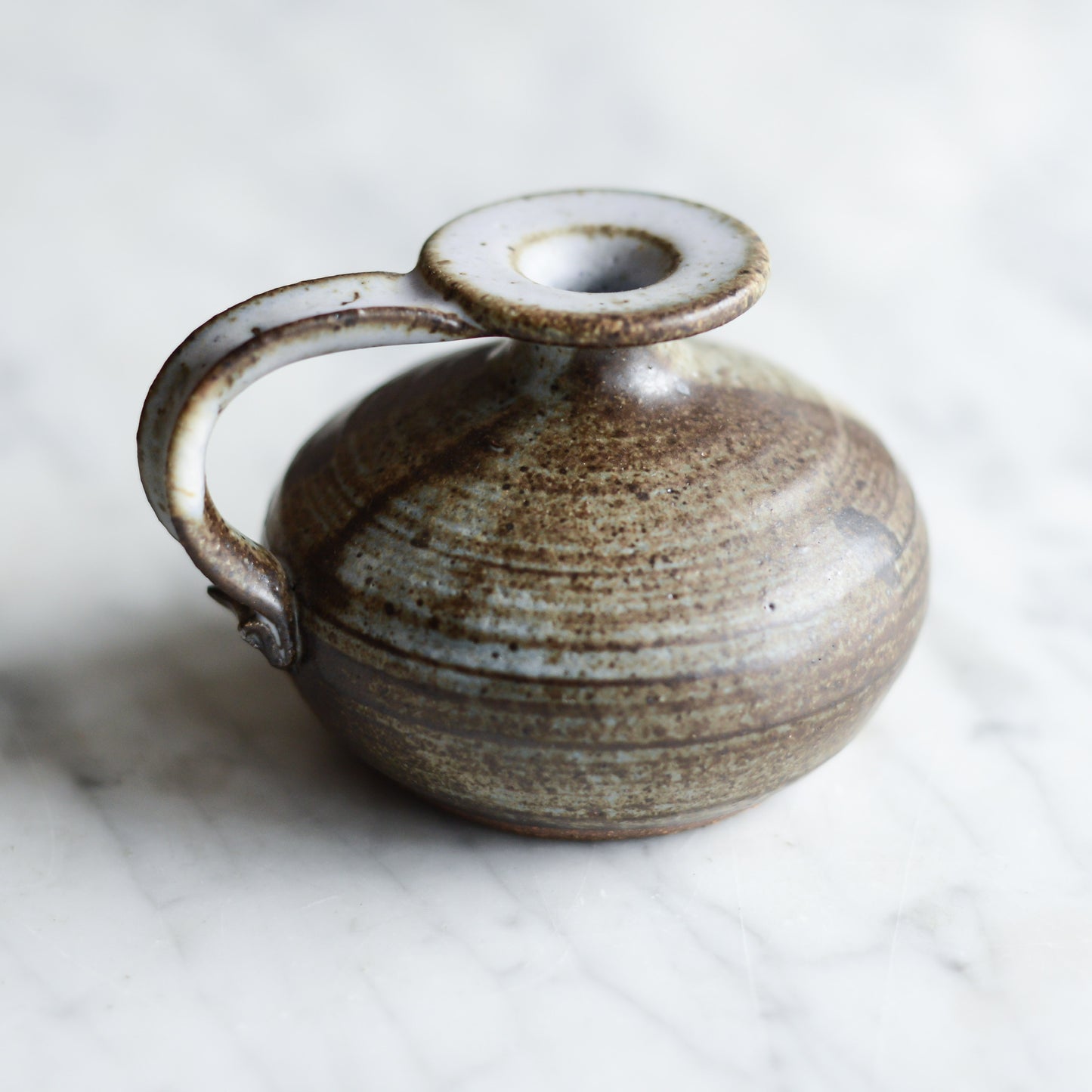 Vintage Handcrafted Pottery Vase, 3”