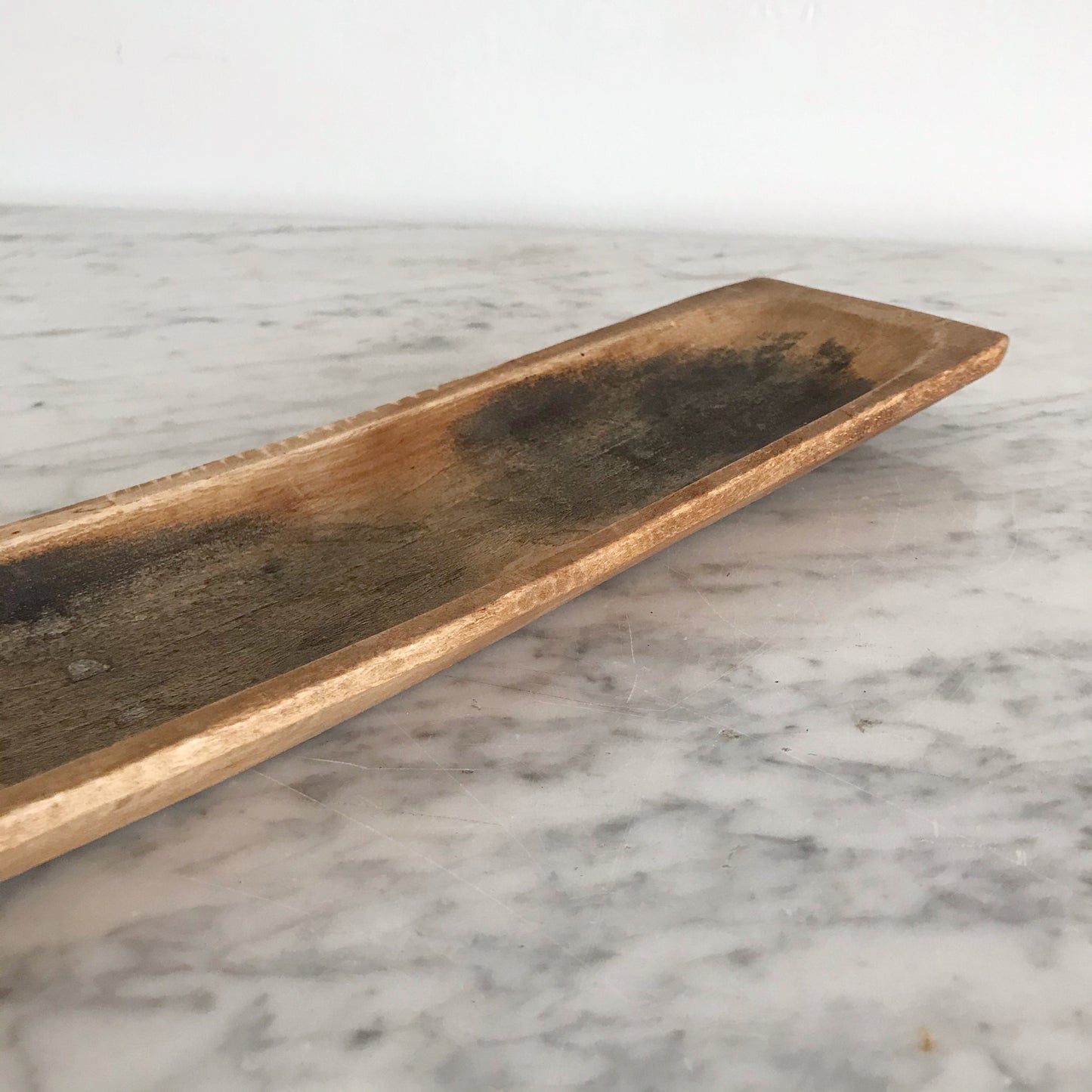 Antique Wooden French Baguette Tray, 42"