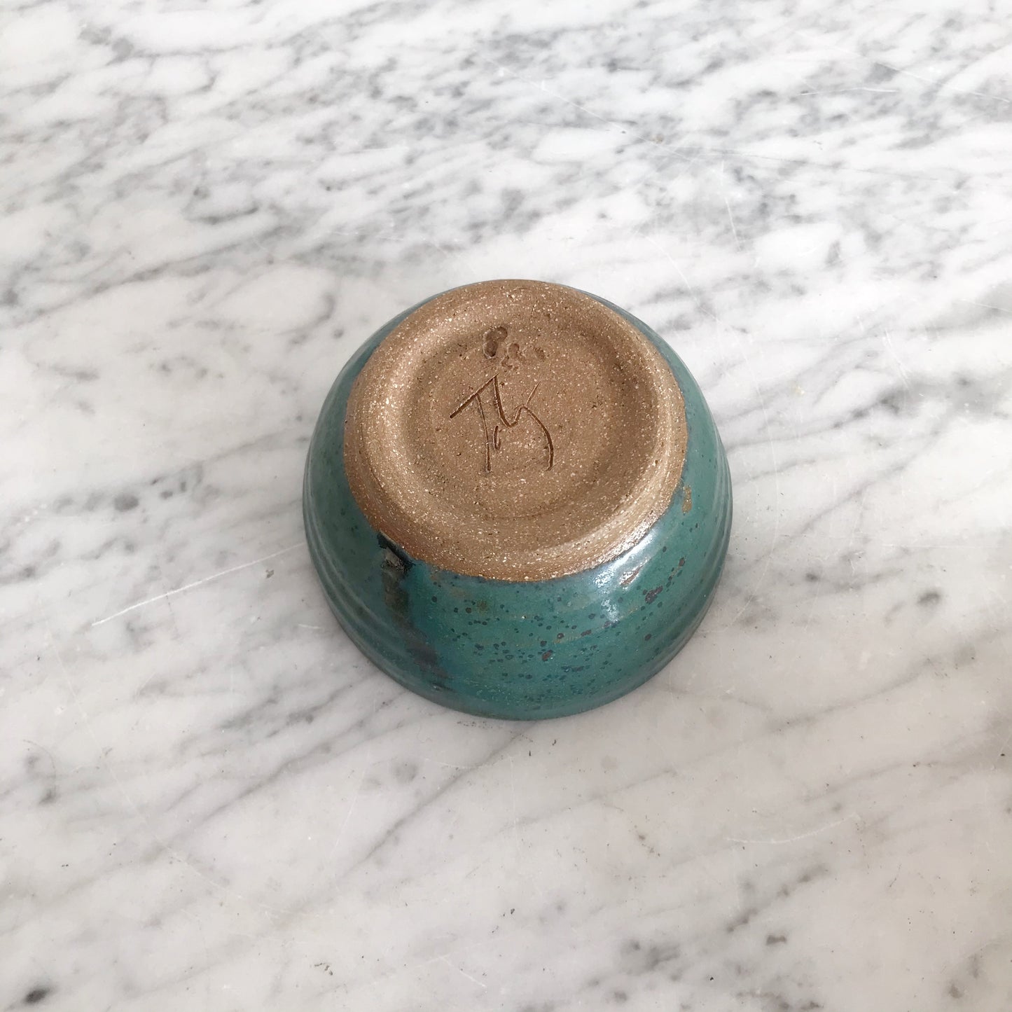 Handcrafted Stoneware Triple Bud Vase
