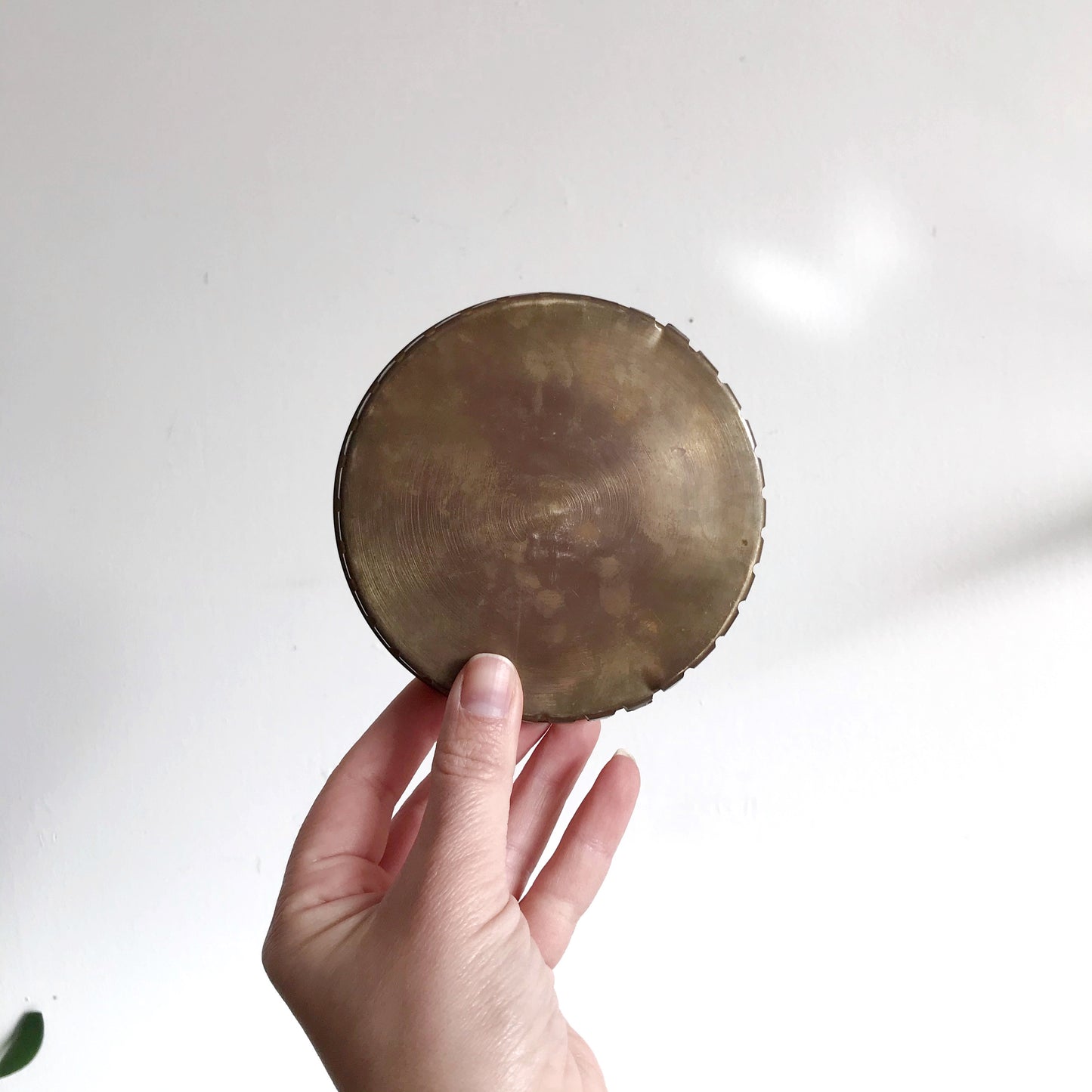 Small Decorative Vintage Brass Tray