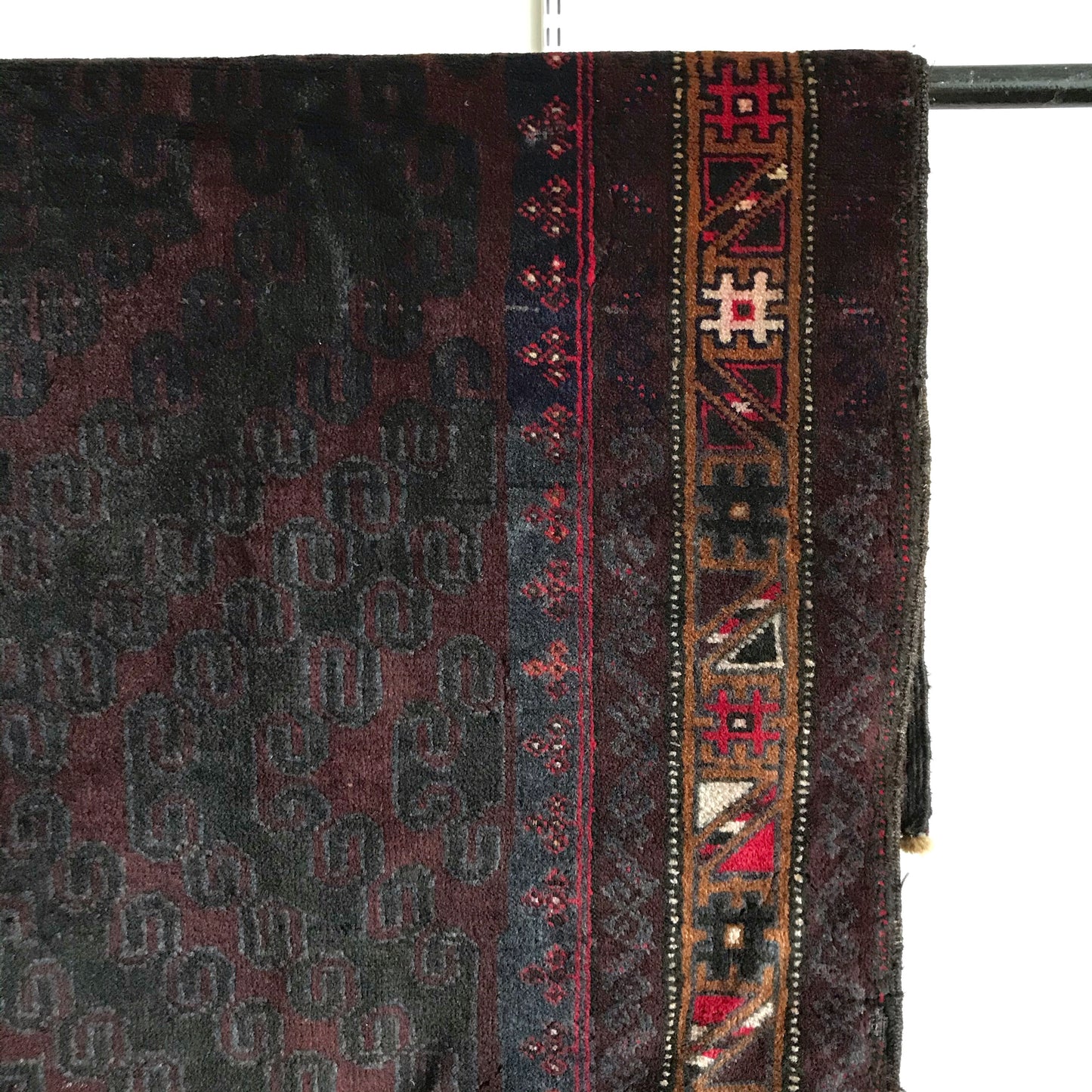 “SHILOH” Antique Hand-knotted Rug (3.9 x 6.4)