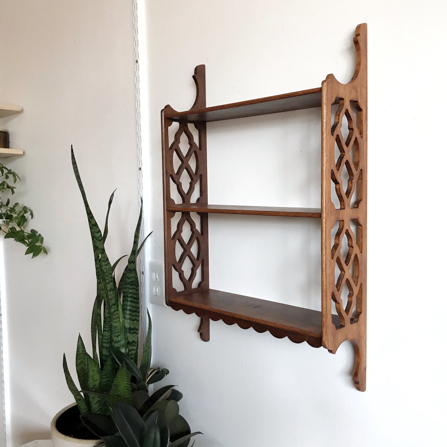 Decorative Wall Shelf w Cutouts