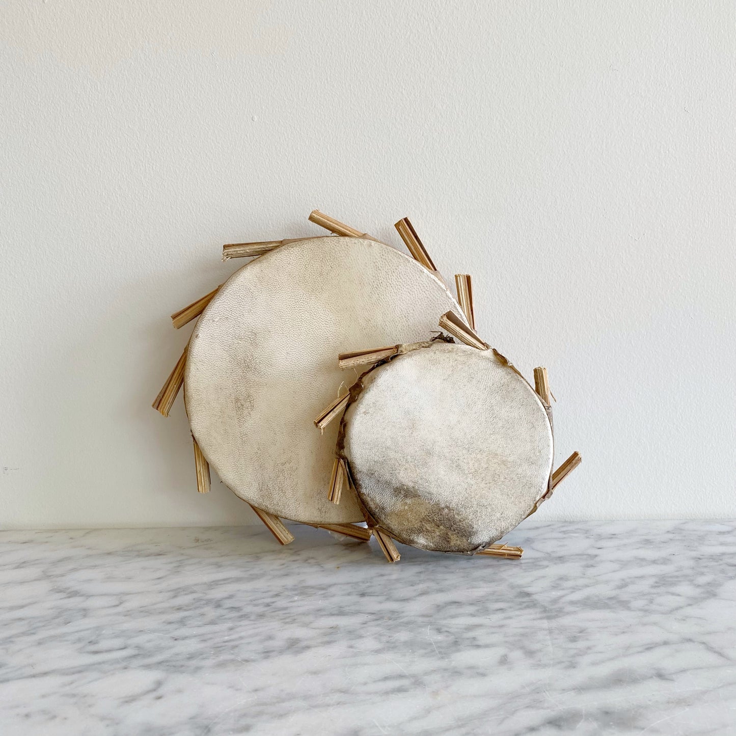 Vintage Hide + Clay Drums