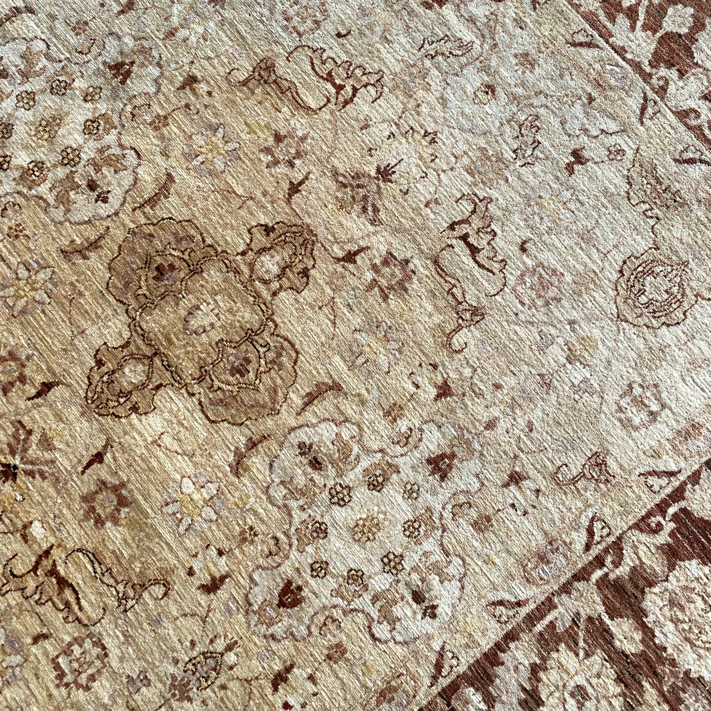 ”EMILY” Hand-knotted Wool Rug, 9 x 12