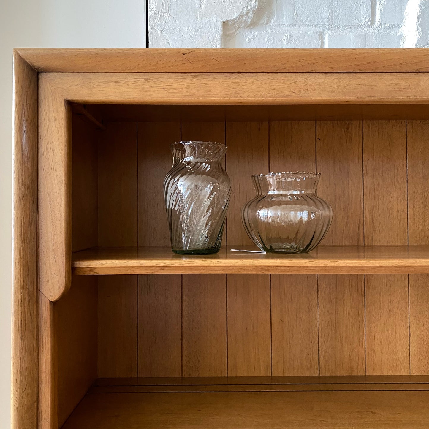 Vintage Mid-Century Two-Piece Hutch, Drexel